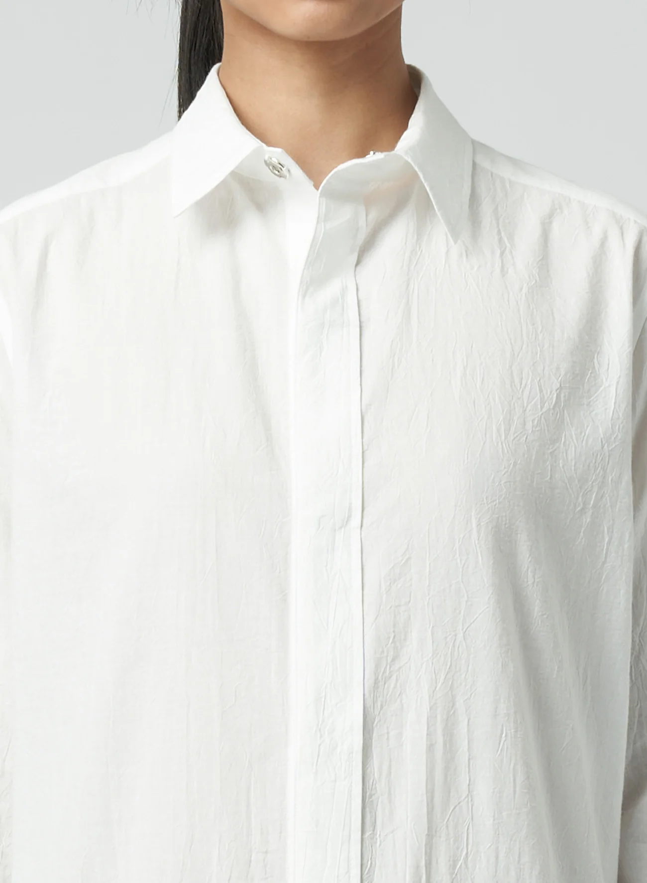 SINGLE POCKET SHIRT DRESS - Image 8