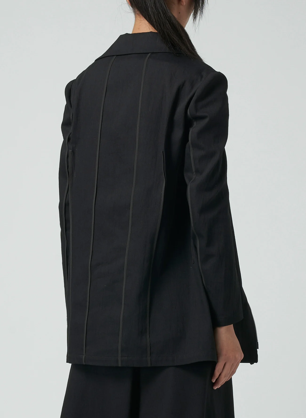 8OZ UNEVEN YARN DENIM ZIP JACKET - Image 8