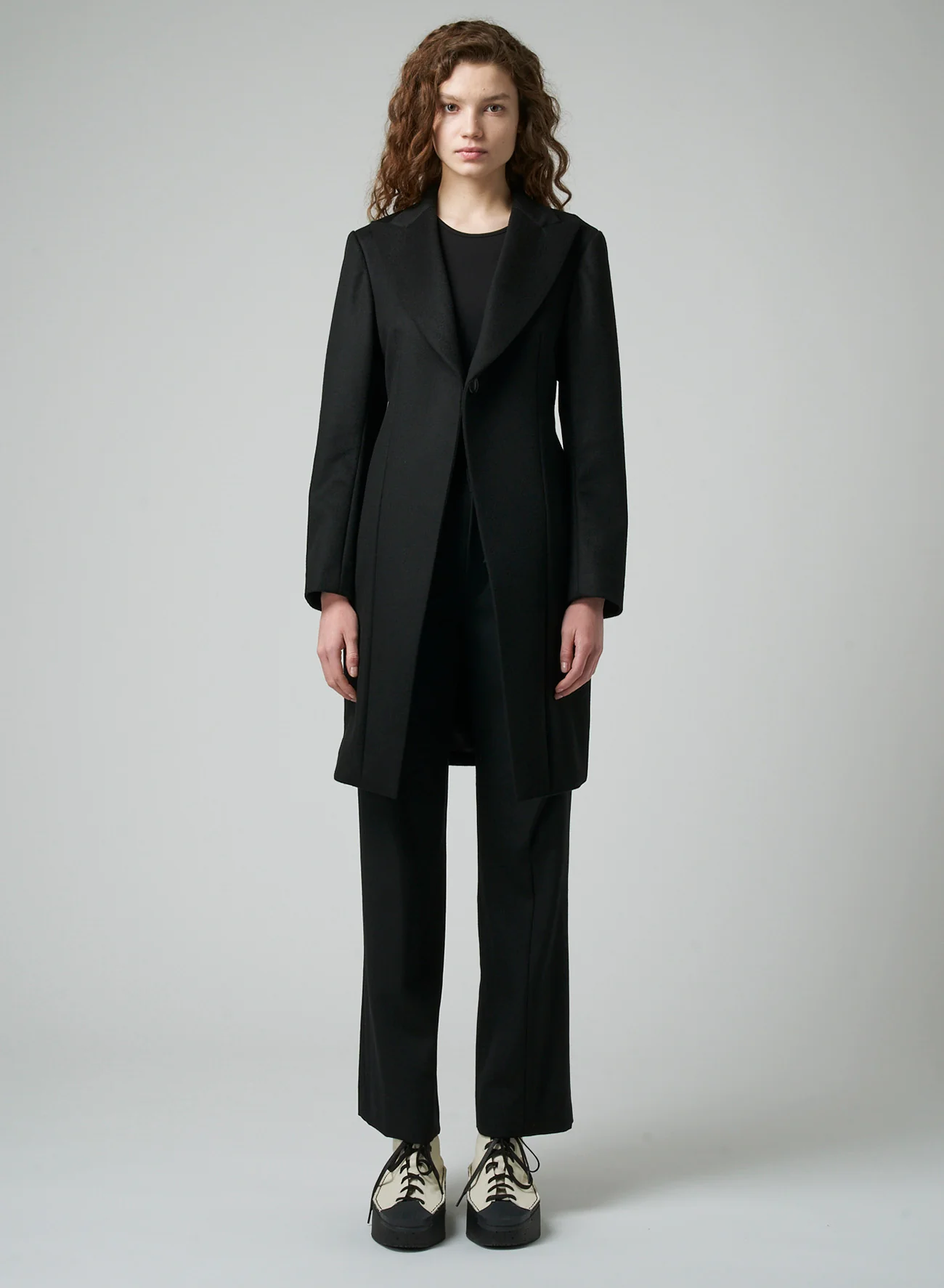 W/CA BEAVER PEAKED LAPEL SINGLE B JACKET - Image 3