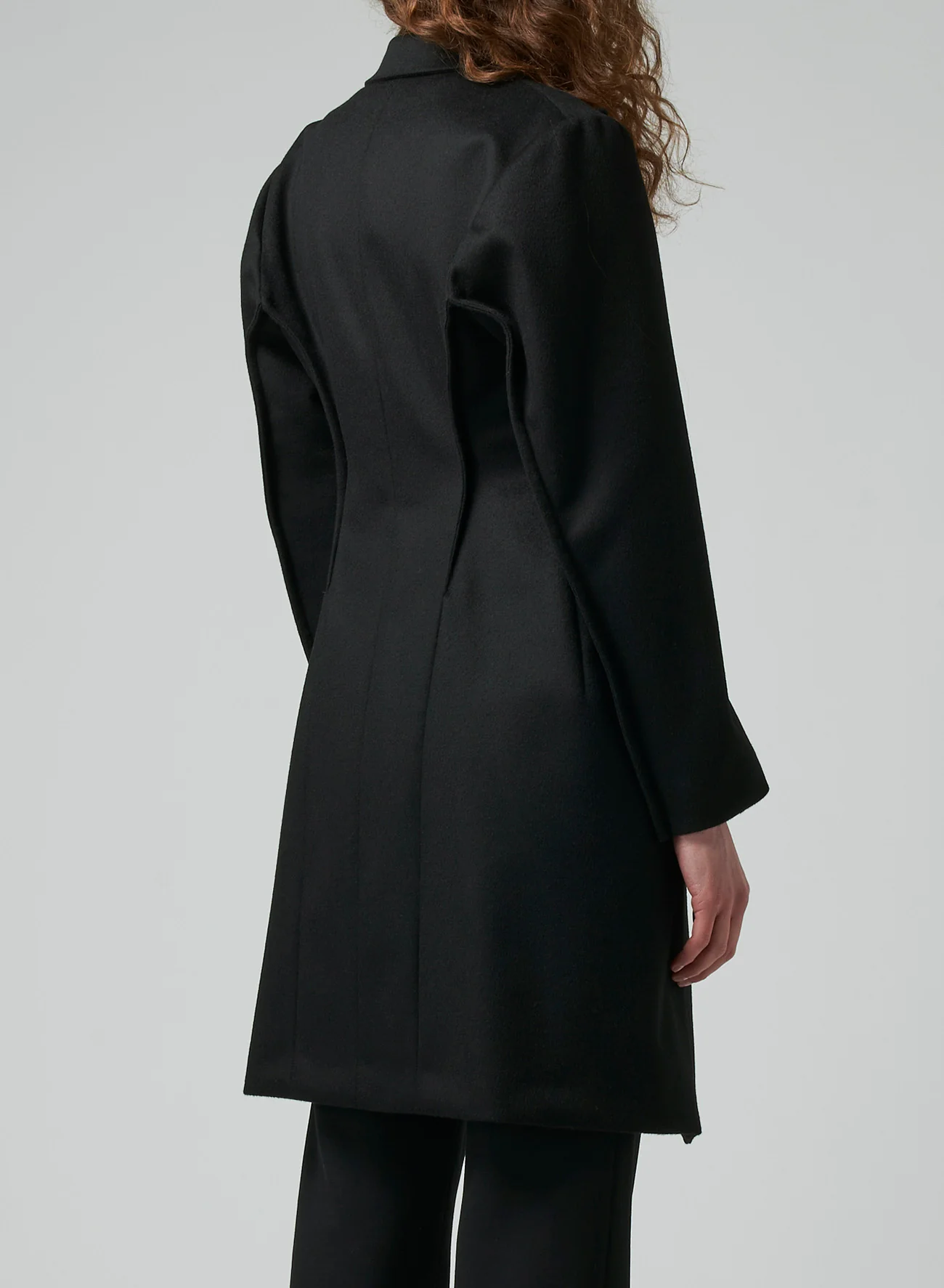 W/CA BEAVER PEAKED LAPEL SINGLE B JACKET - Image 8