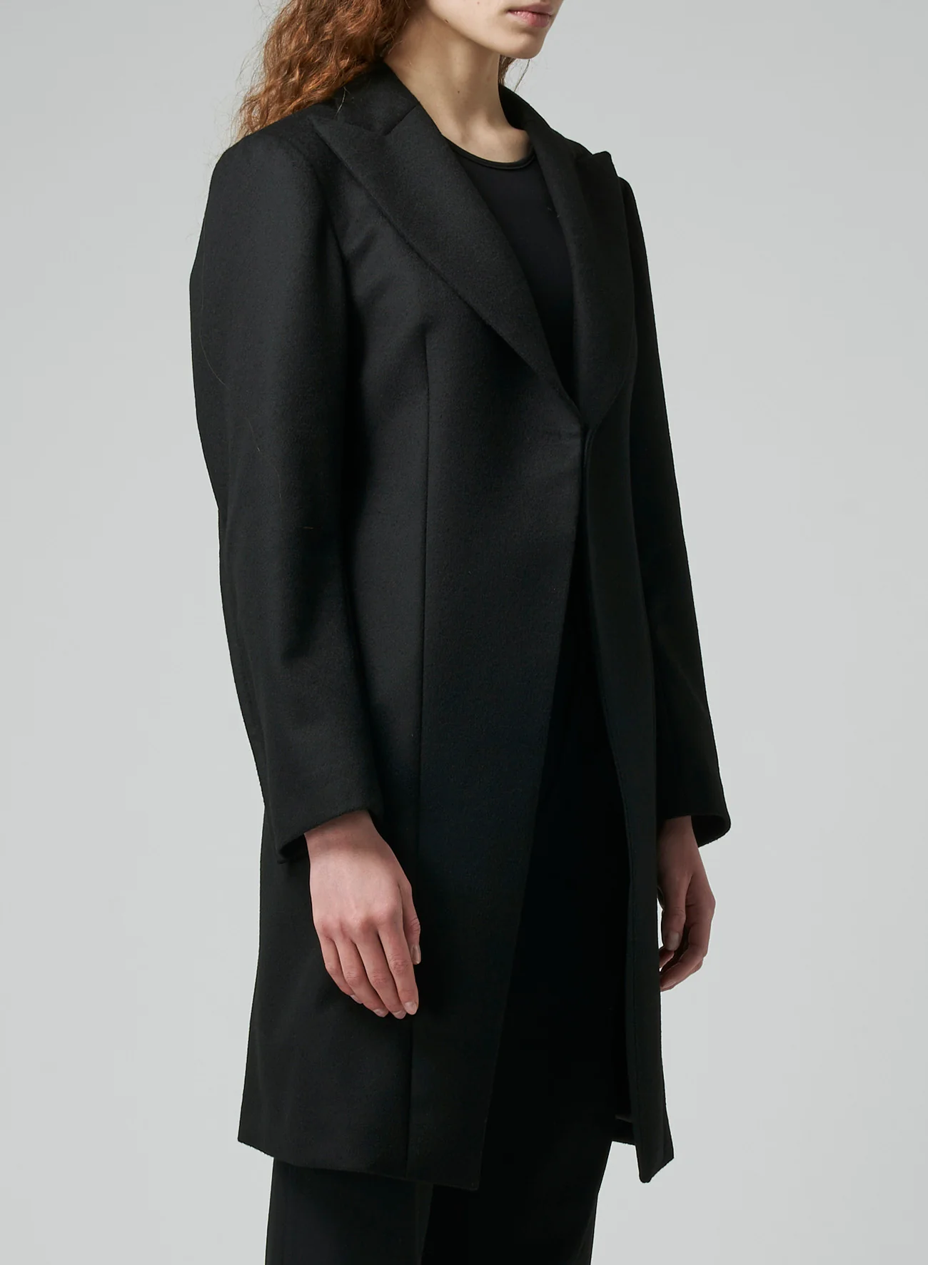 W/CA BEAVER PEAKED LAPEL SINGLE B JACKET - Image 9