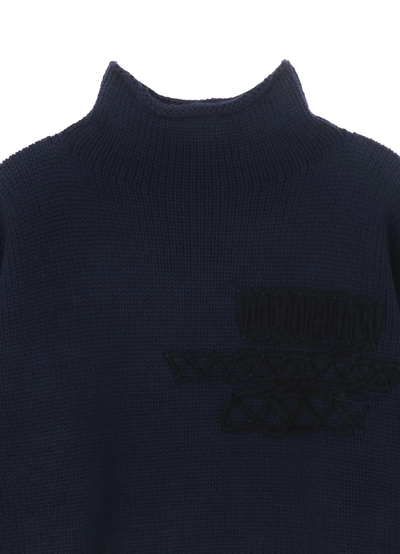 EMBROIDERY PLAIN ST EMBROIDERY HIGH NECK PO - Image 4