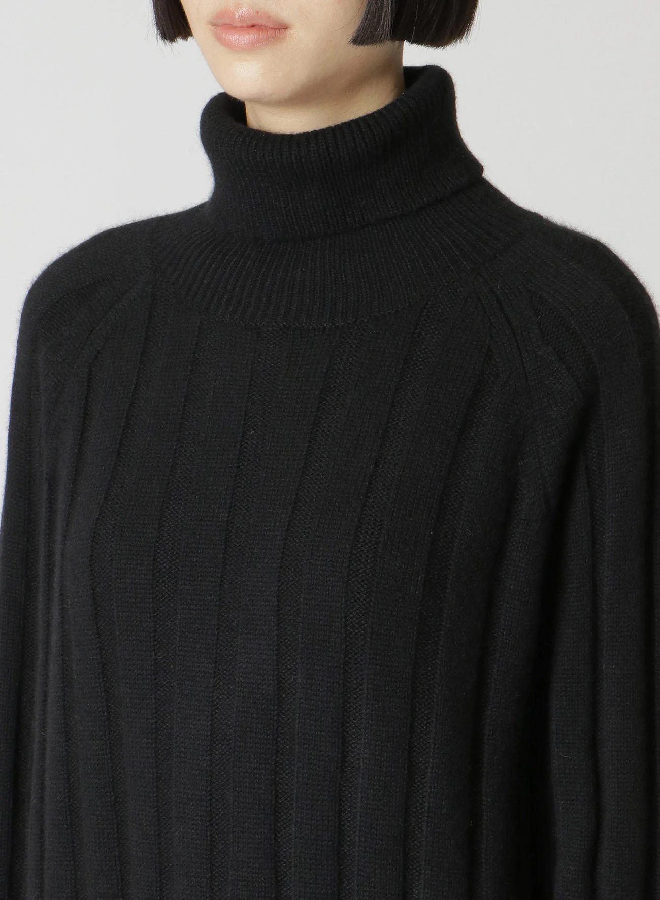 COLOR COMBINATION RIB RAGLAN COLOR COMBI DRESS - Image 6