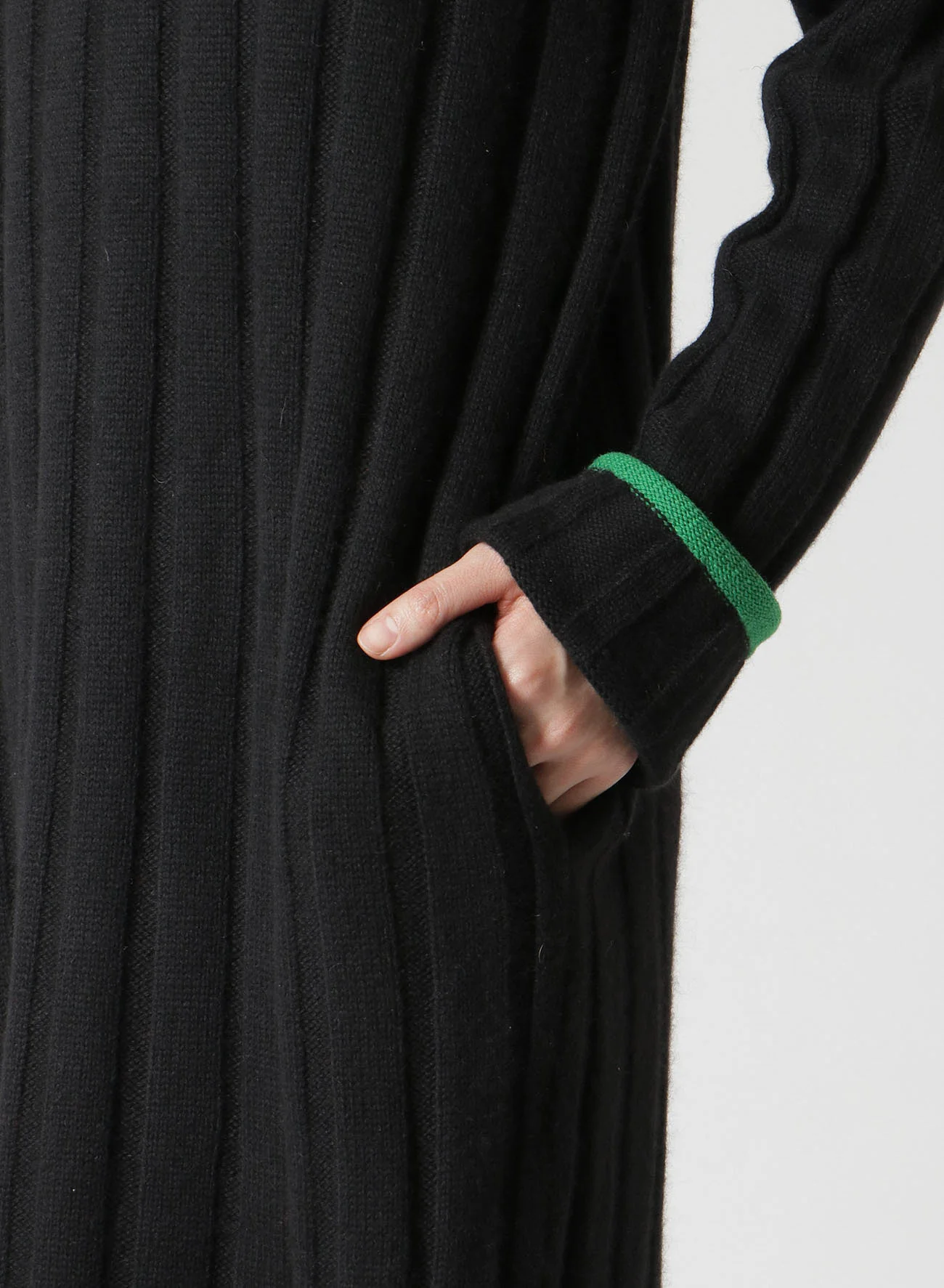 COLOR COMBINATION RIB RAGLAN COLOR COMBI DRESS - Image 7