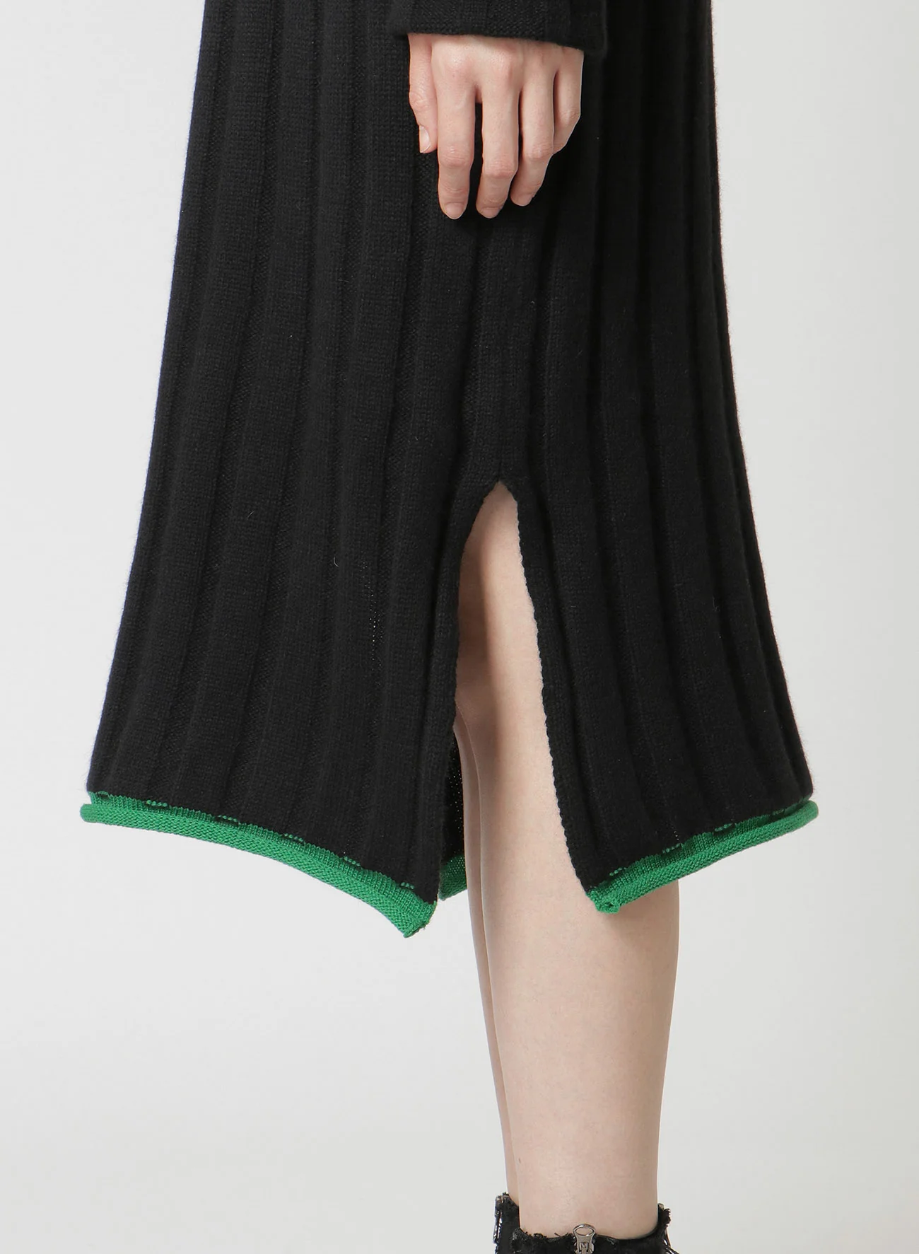 COLOR COMBINATION RIB RAGLAN COLOR COMBI DRESS - Image 8