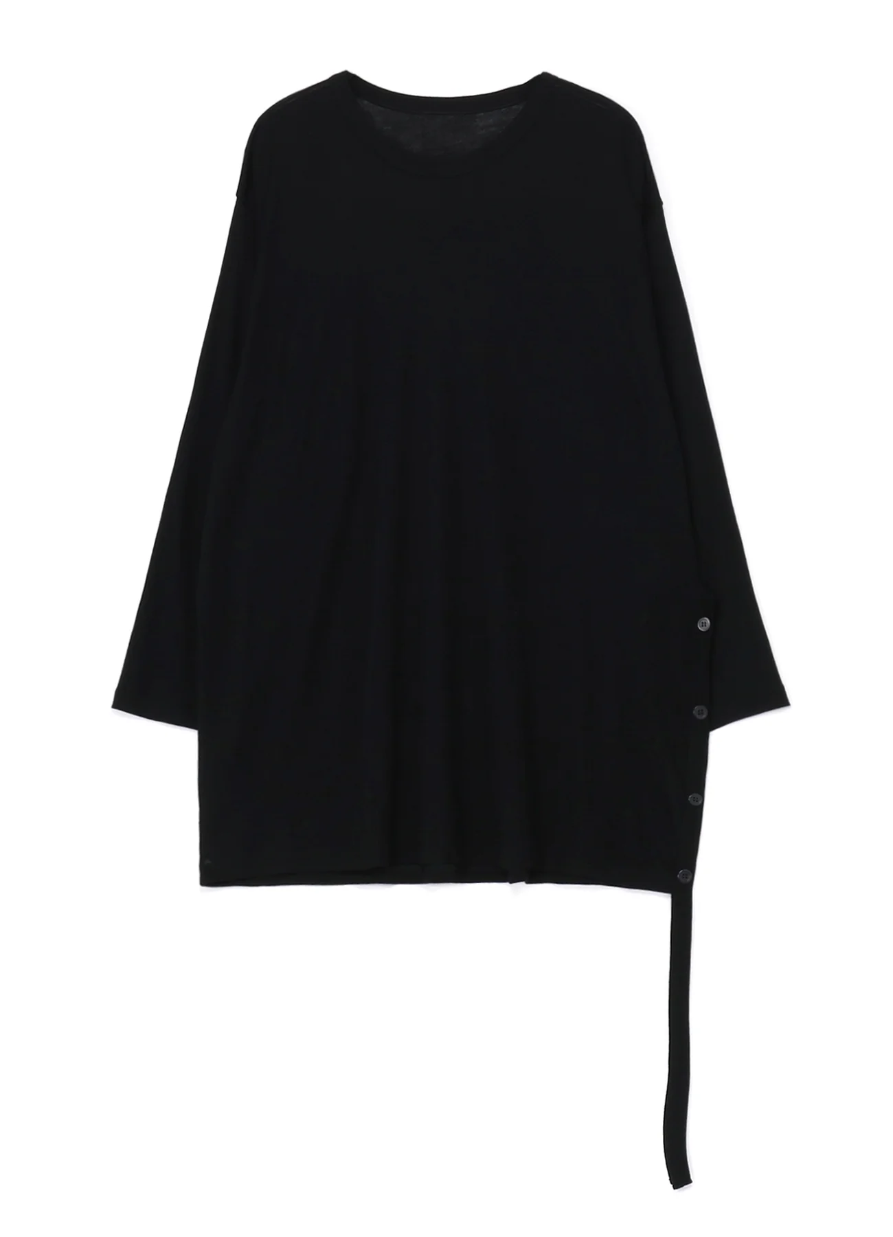 WOOL CHIFFON SIDE TAB LONG SLV T - Image 10