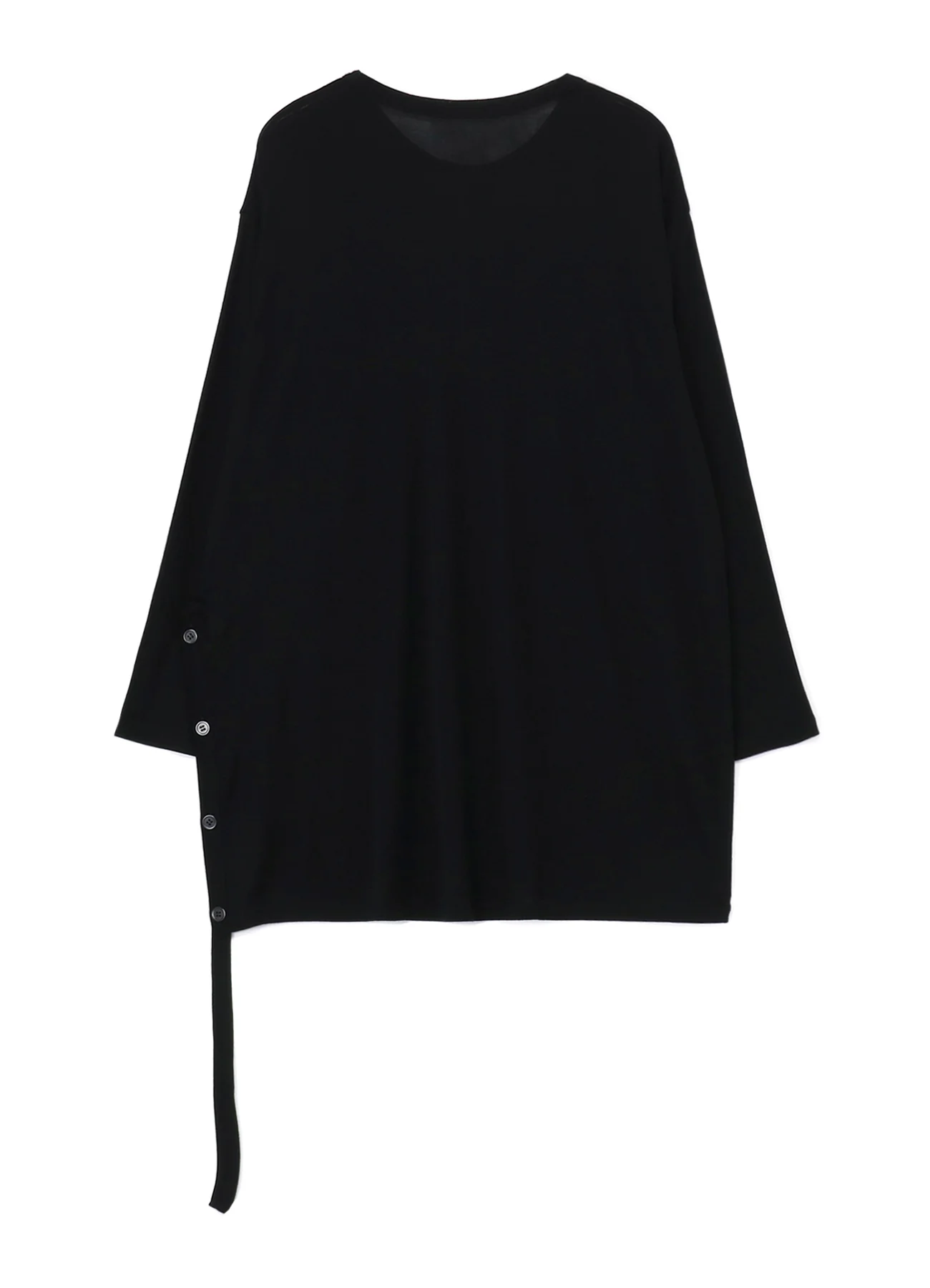 WOOL CHIFFON SIDE TAB LONG SLV T - Image 11
