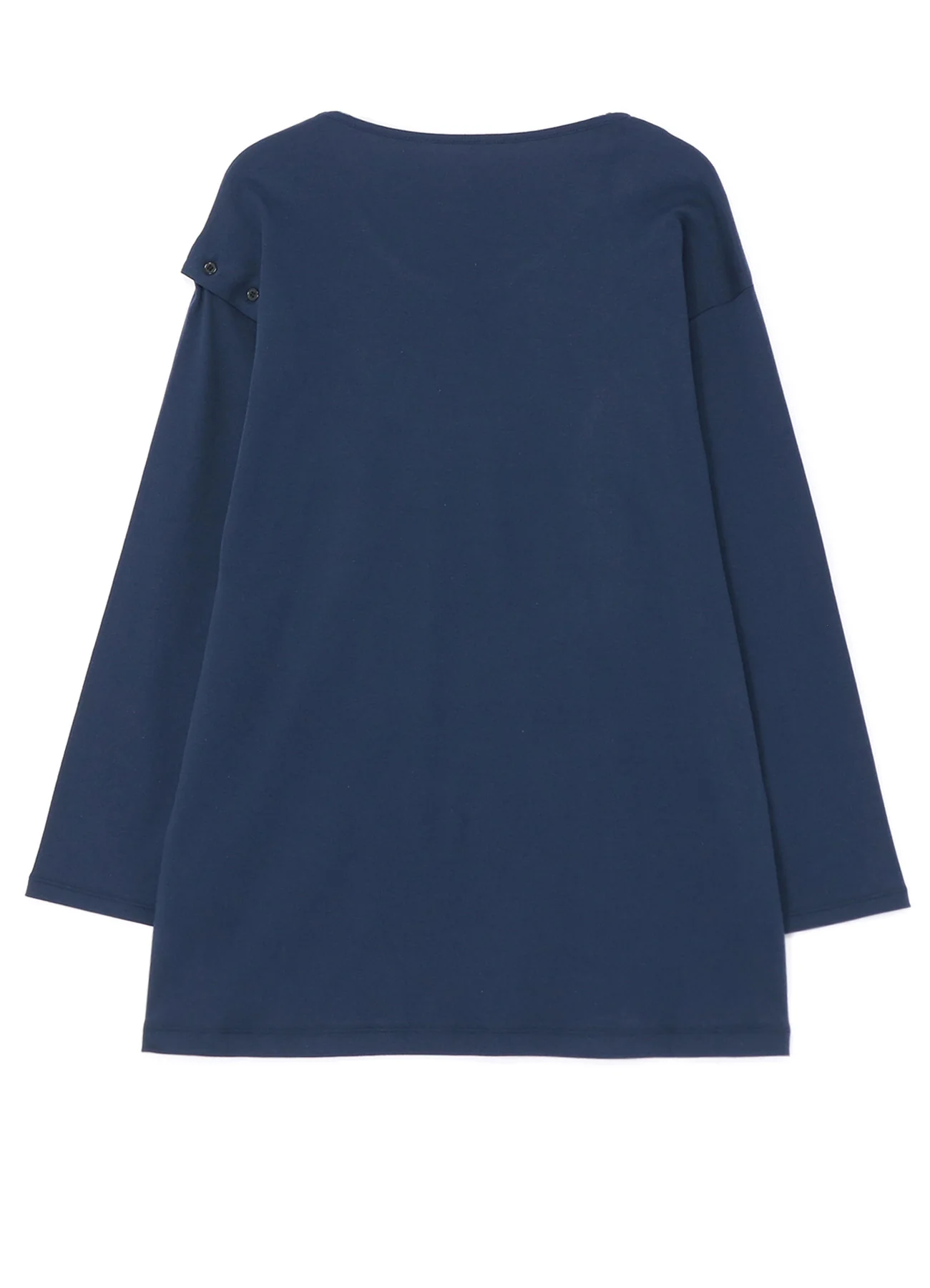 30/- COMBED COTTON LONG SLEEVE T-SHIRT WITH BUTTON-UP SLITS - Image 12