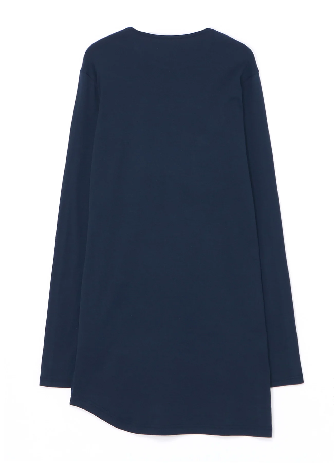 30/- COMBED COTTON LONG SLEEVE T-SHIRT WITH BUTTON-UP SLEEVE SLITS - Image 3