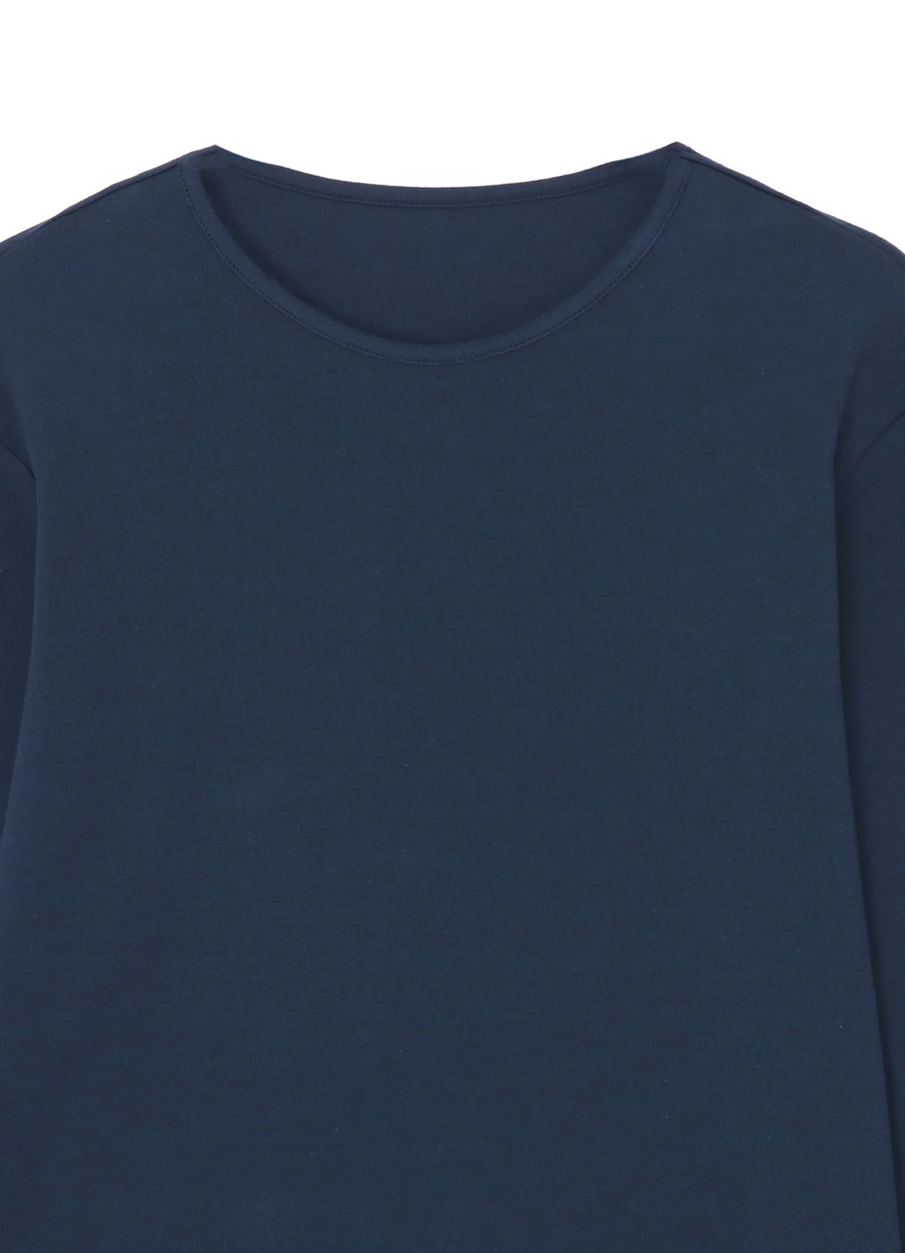 30/- COMBED COTTON LONG SLEEVE T-SHIRT WITH BUTTON-UP SLEEVE SLITS - Image 4