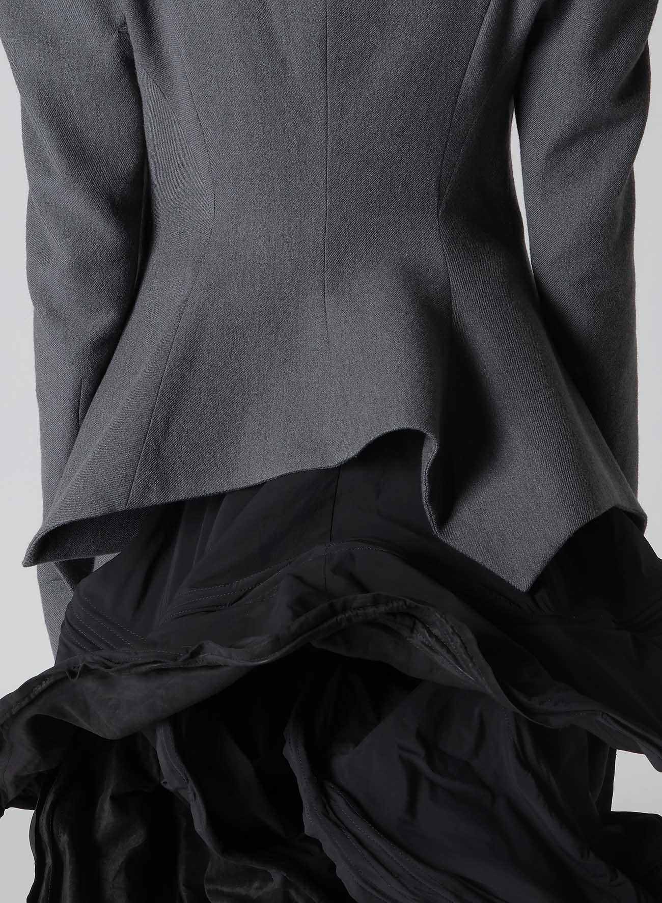 W/C TWILL WASHER SLV GUSSET UNBALANCE LONG JACKET - Image 13