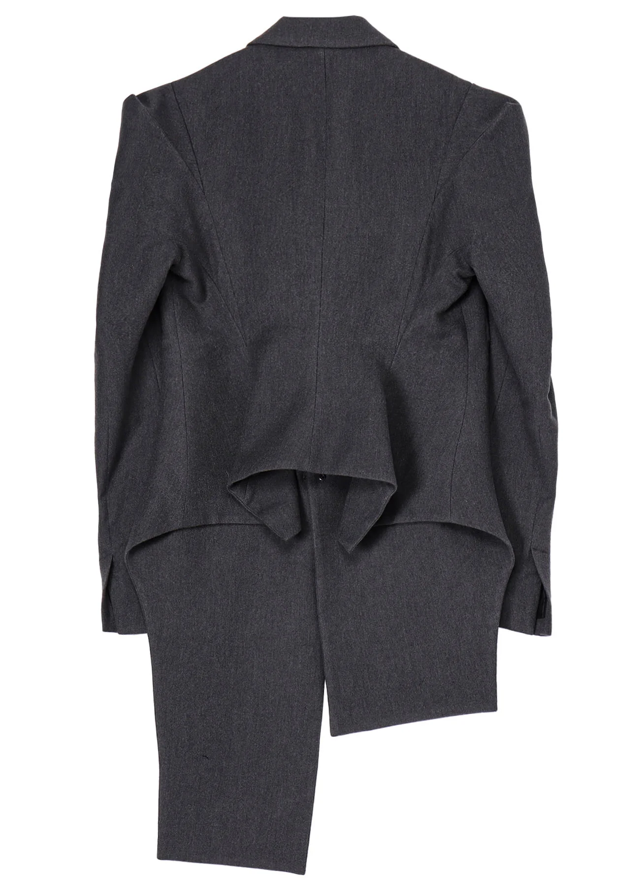 W/C TWILL WASHER SLV GUSSET UNBALANCE LONG JACKET - Image 4