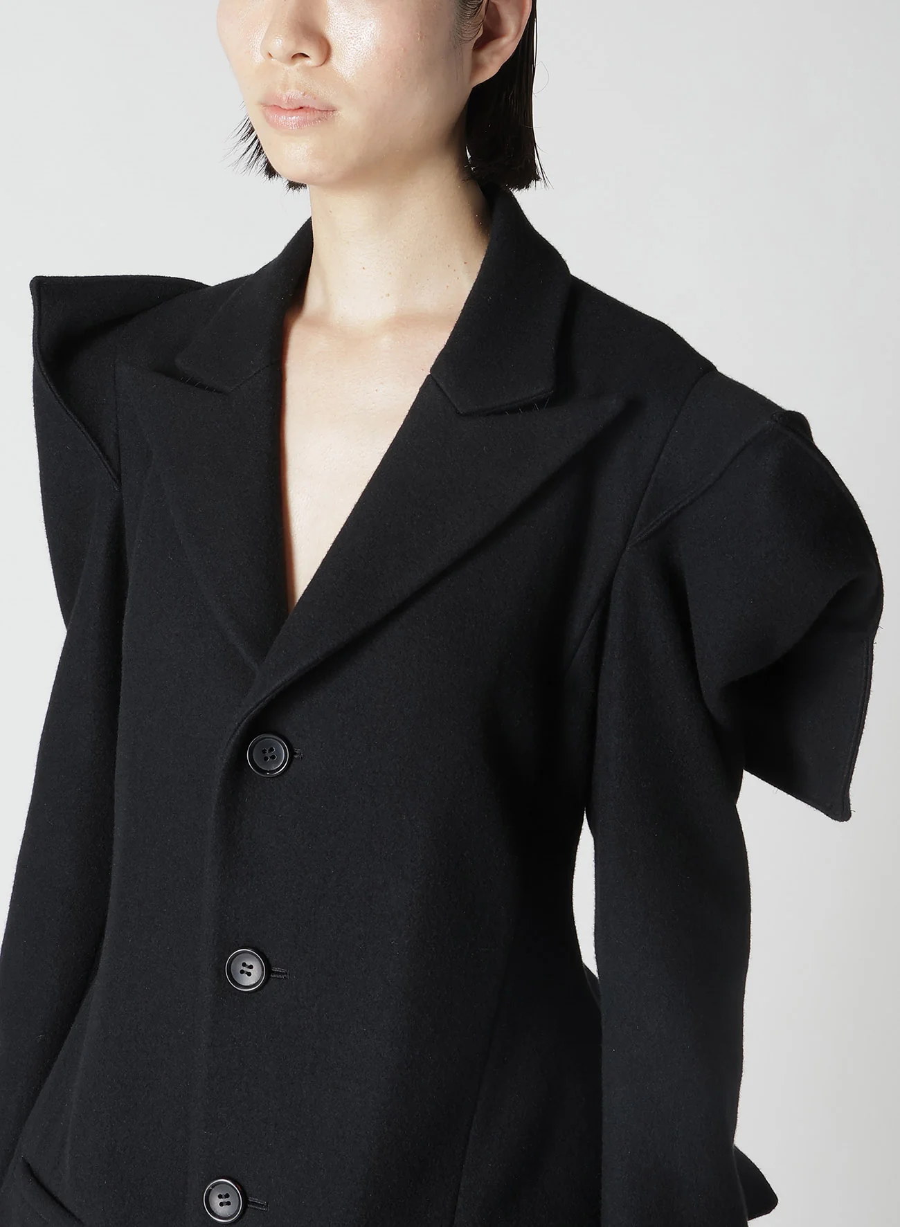 SUN DRYING SUPER100 MELTON SLV GUSSET ROUNDED JACKET - Image 10