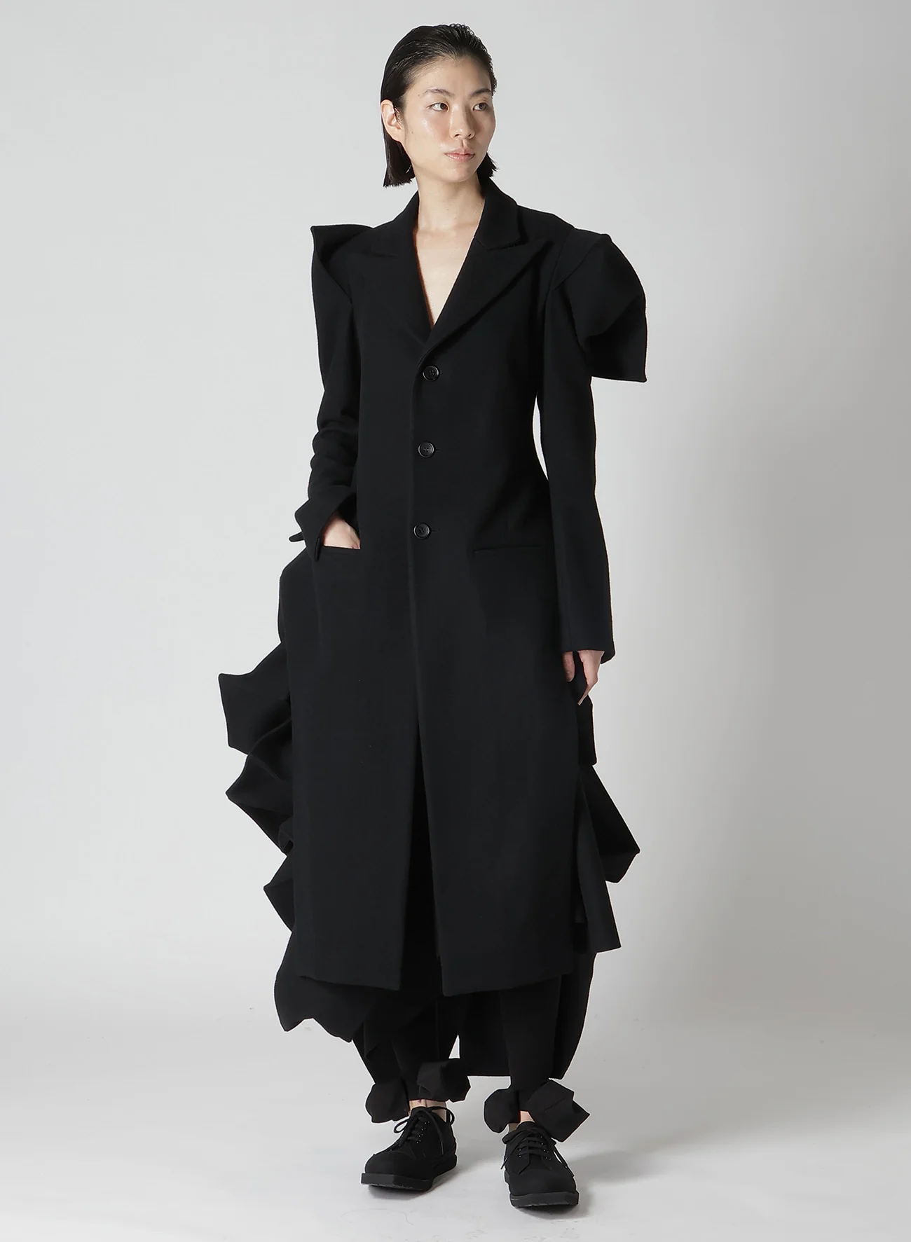 SUN DRYING SUPER100 MELTON SLV GUSSET ROUNDED JACKET - Image 14