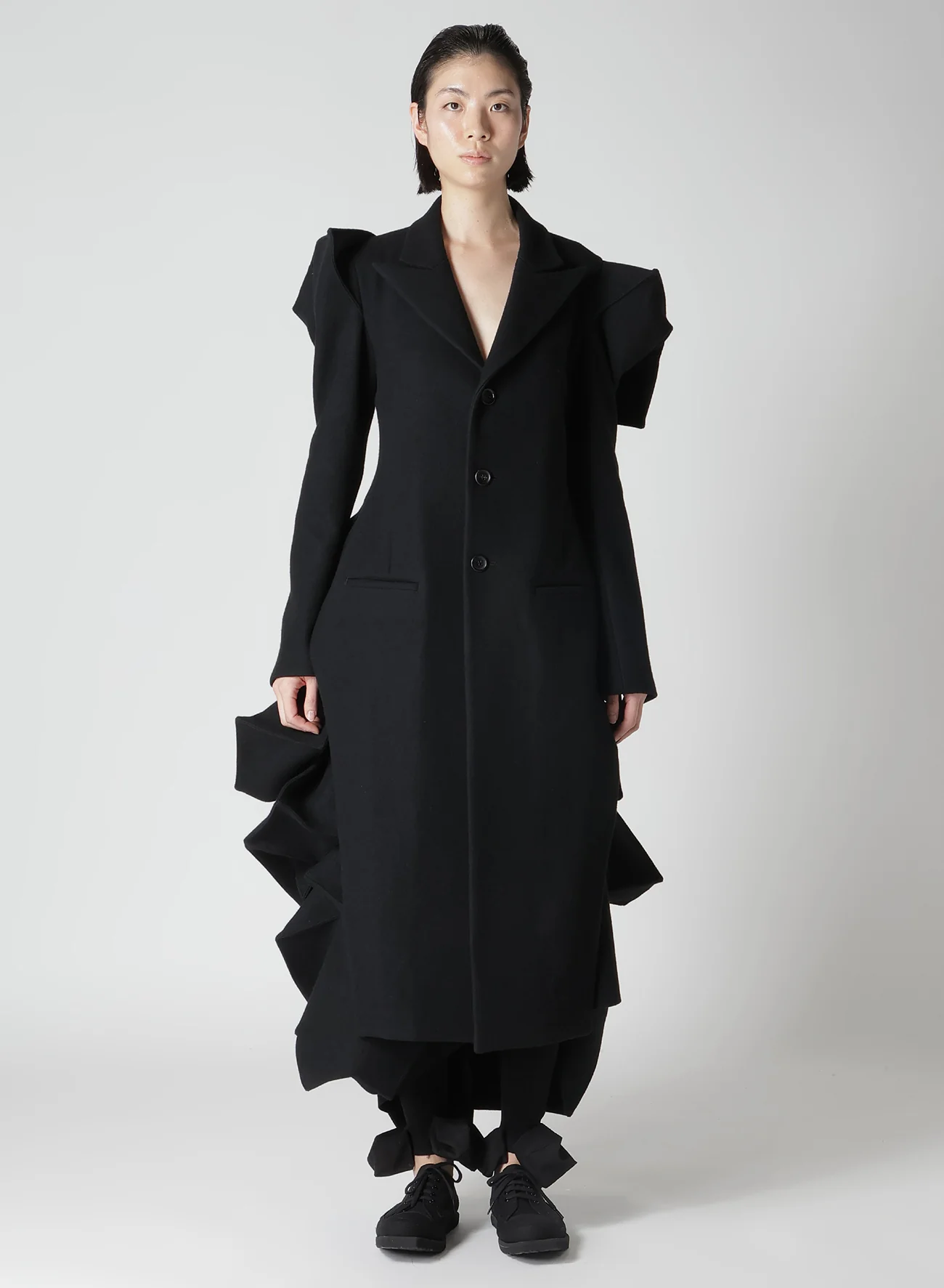 SUN DRYING SUPER100 MELTON SLV GUSSET ROUNDED JACKET - Image 7