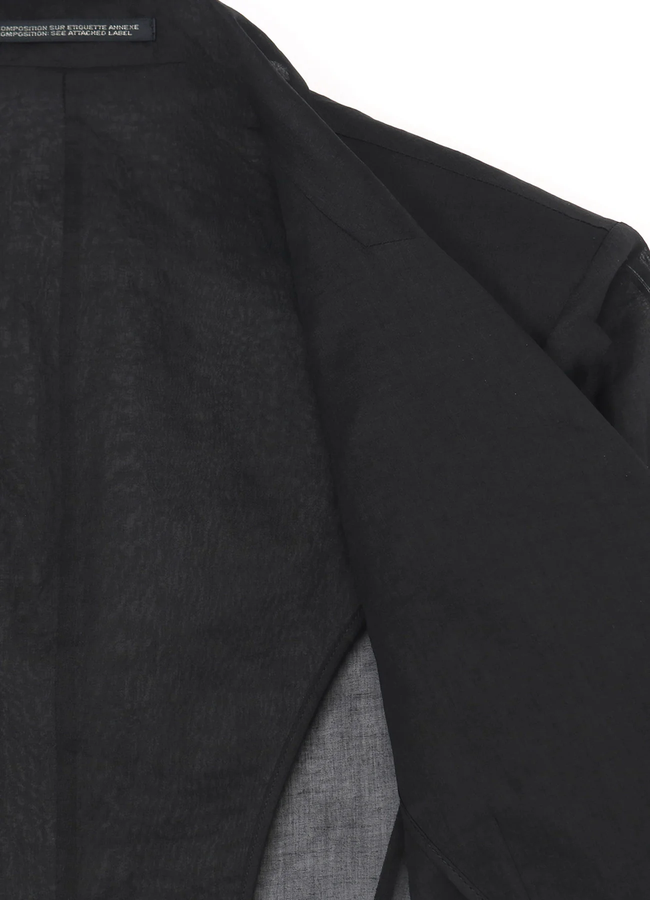 DOT GREY DISCHARGE PRINT 6B DOUBLE JACKET - Image 5