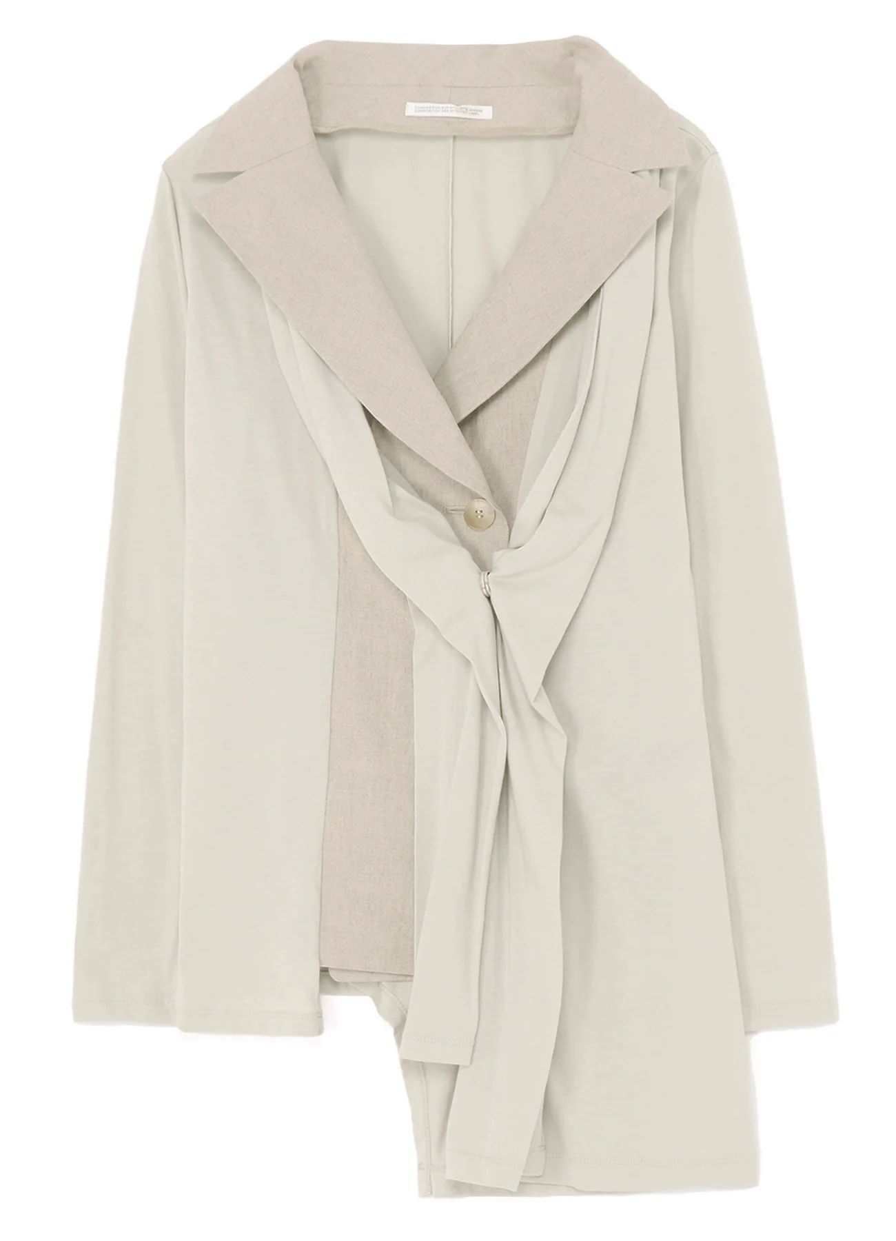 NATURAL WASHED LINEN COMBINATION SINGLE JACKET - Image 10