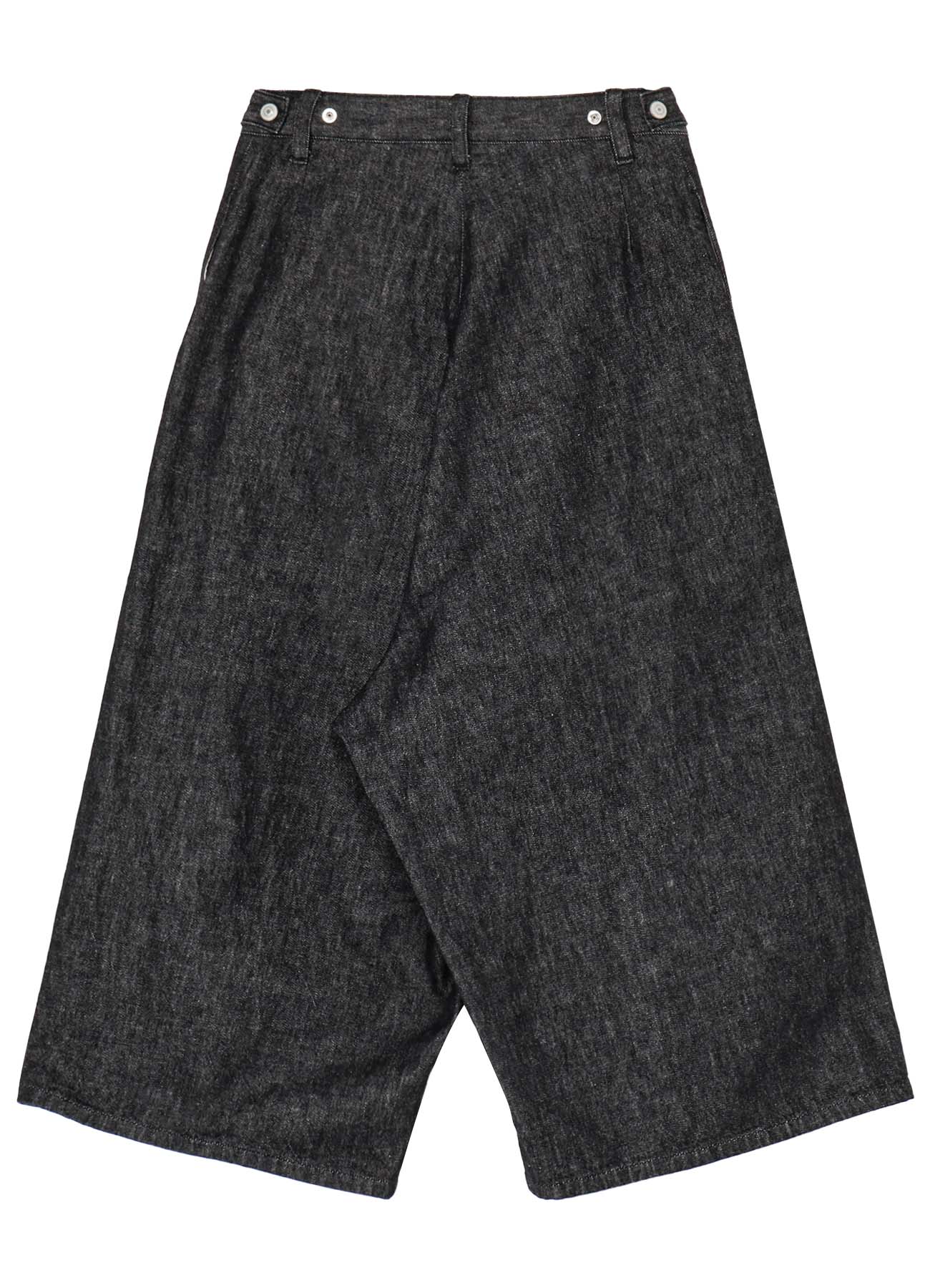 10OZ UNEVEN YARN DENIM CROPPED WIDE PANTS - Image 11