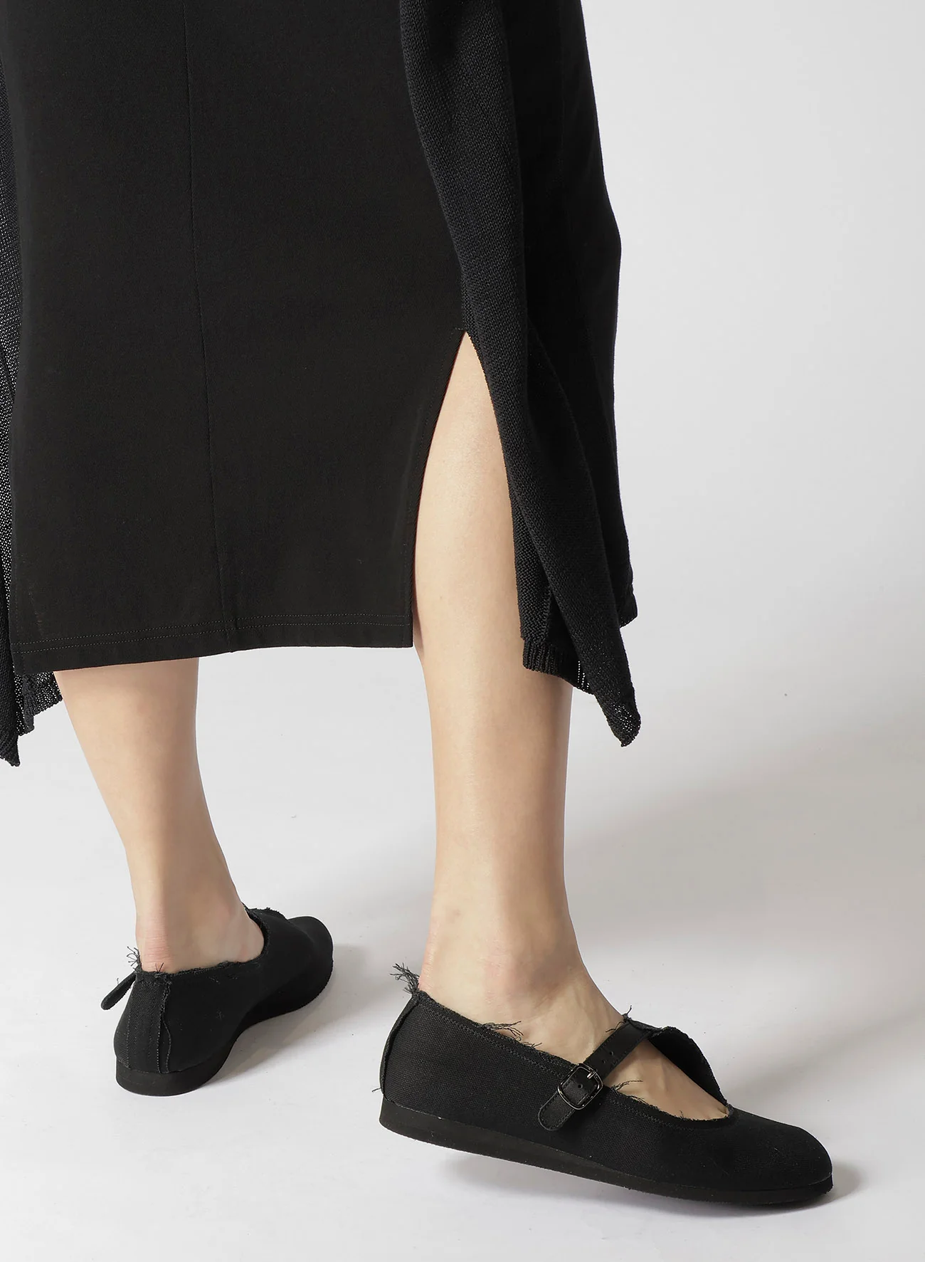 FRESCA 20 FINE JERSEY SIDE KNIT DETAIL SKIRT - Image 9