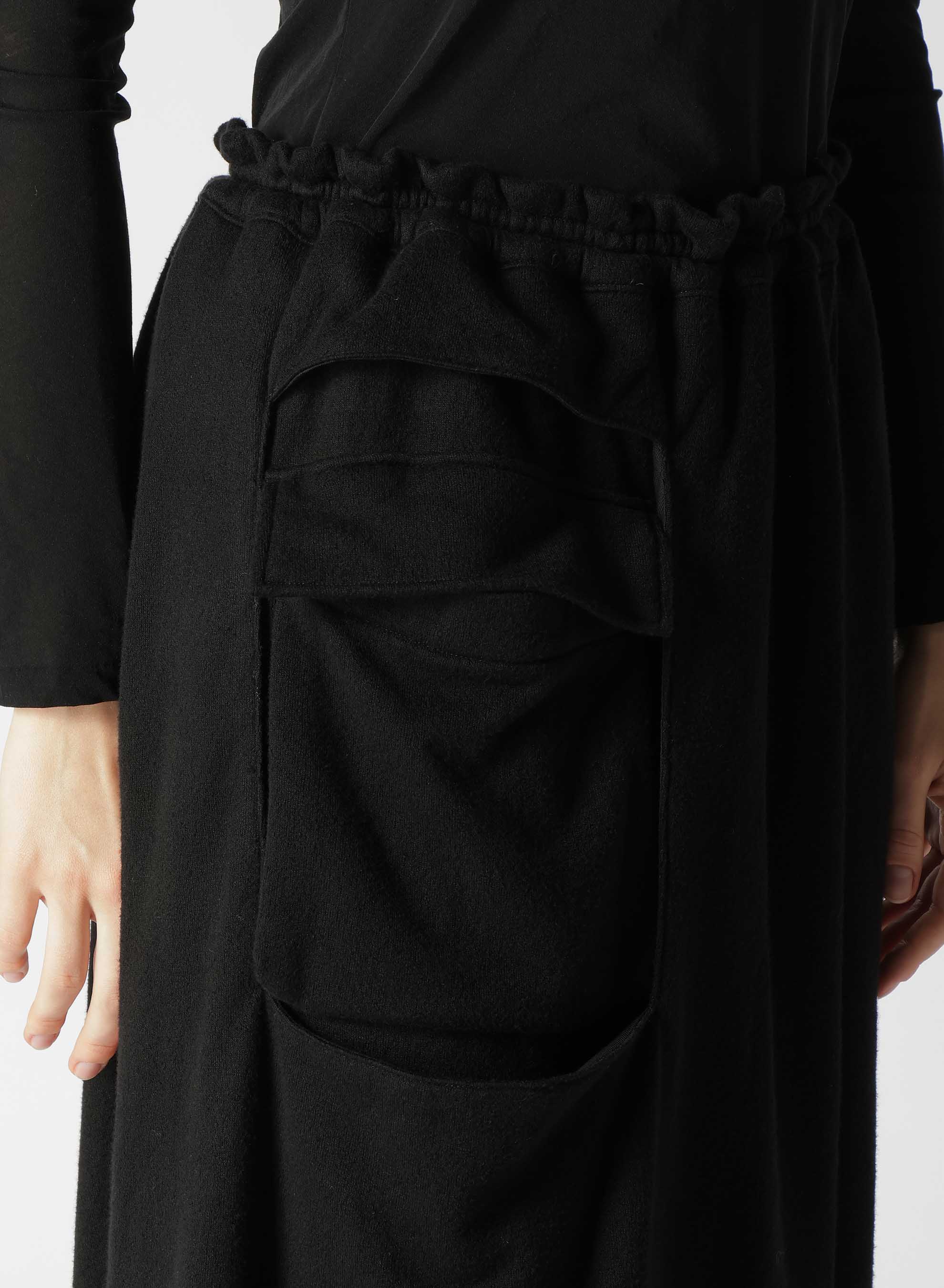 SUPIMA COTTON PILE POCKET DETAIL SKIRT - Image 8