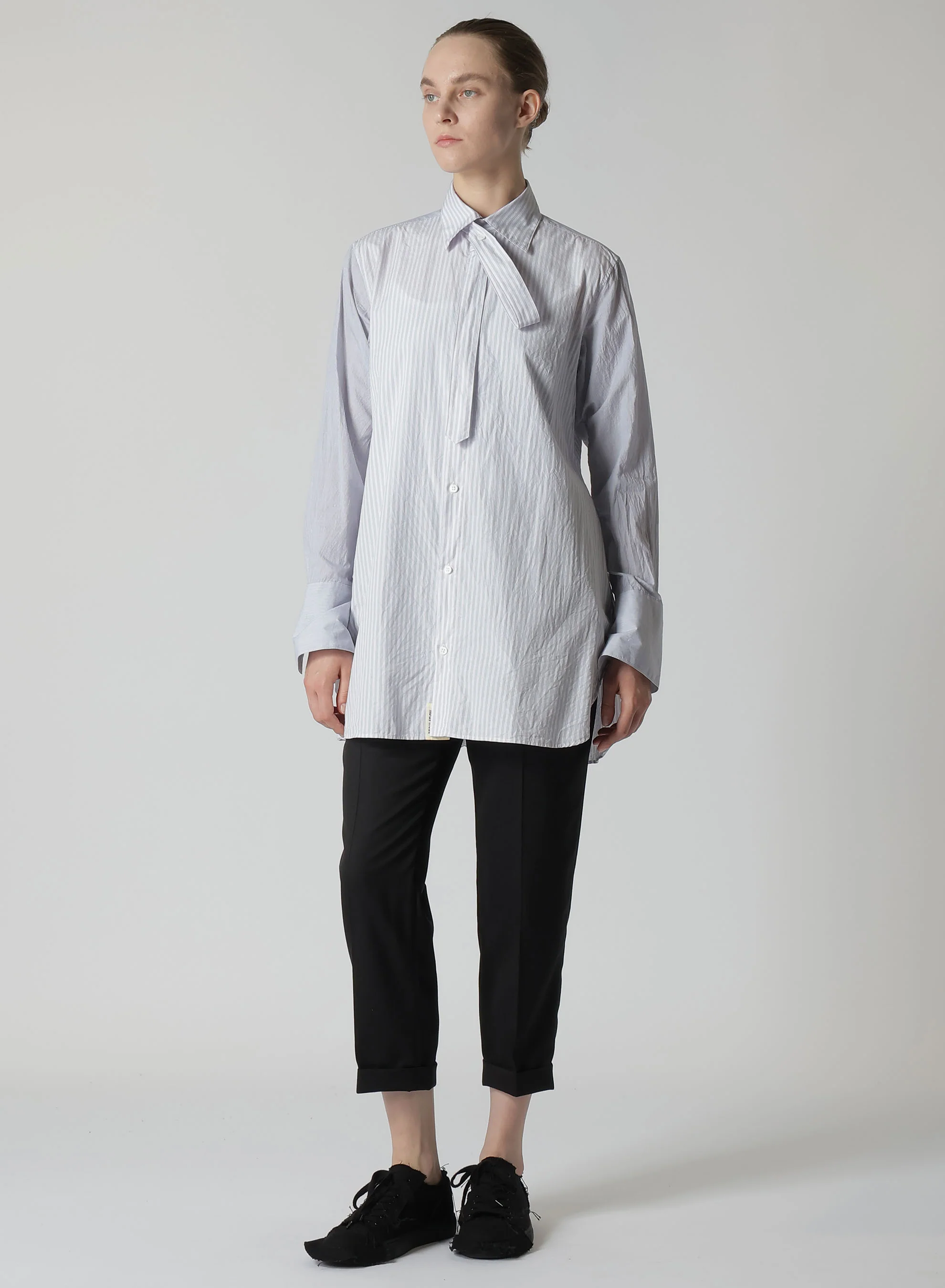 COTTON STRIPE R-DOUBLE CUFFS TIE B - Image 3