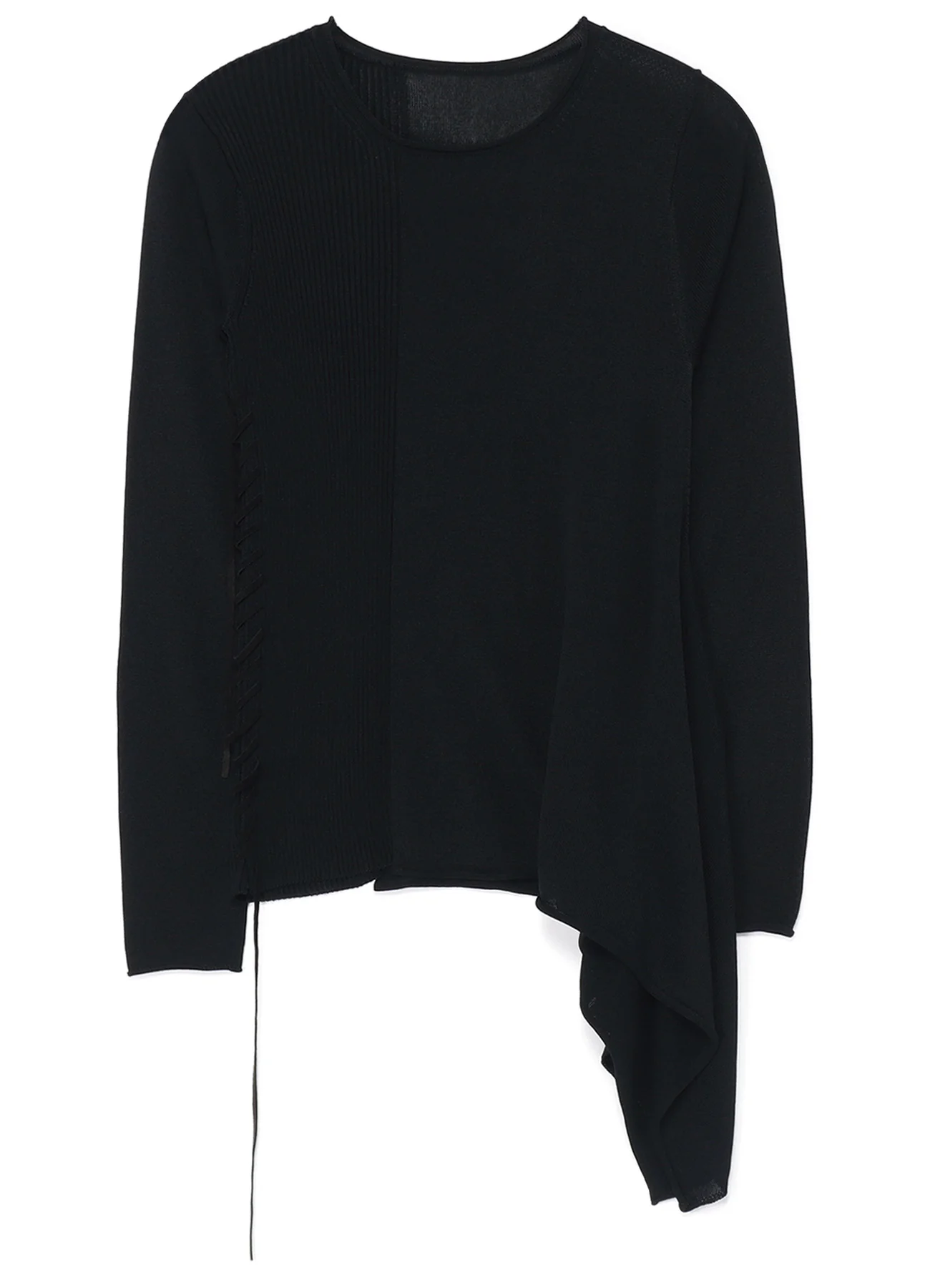 12G RIB, PLAIN STITCH, STRING ASYMMETRIC FLARE PO WITH STRING - Image 11