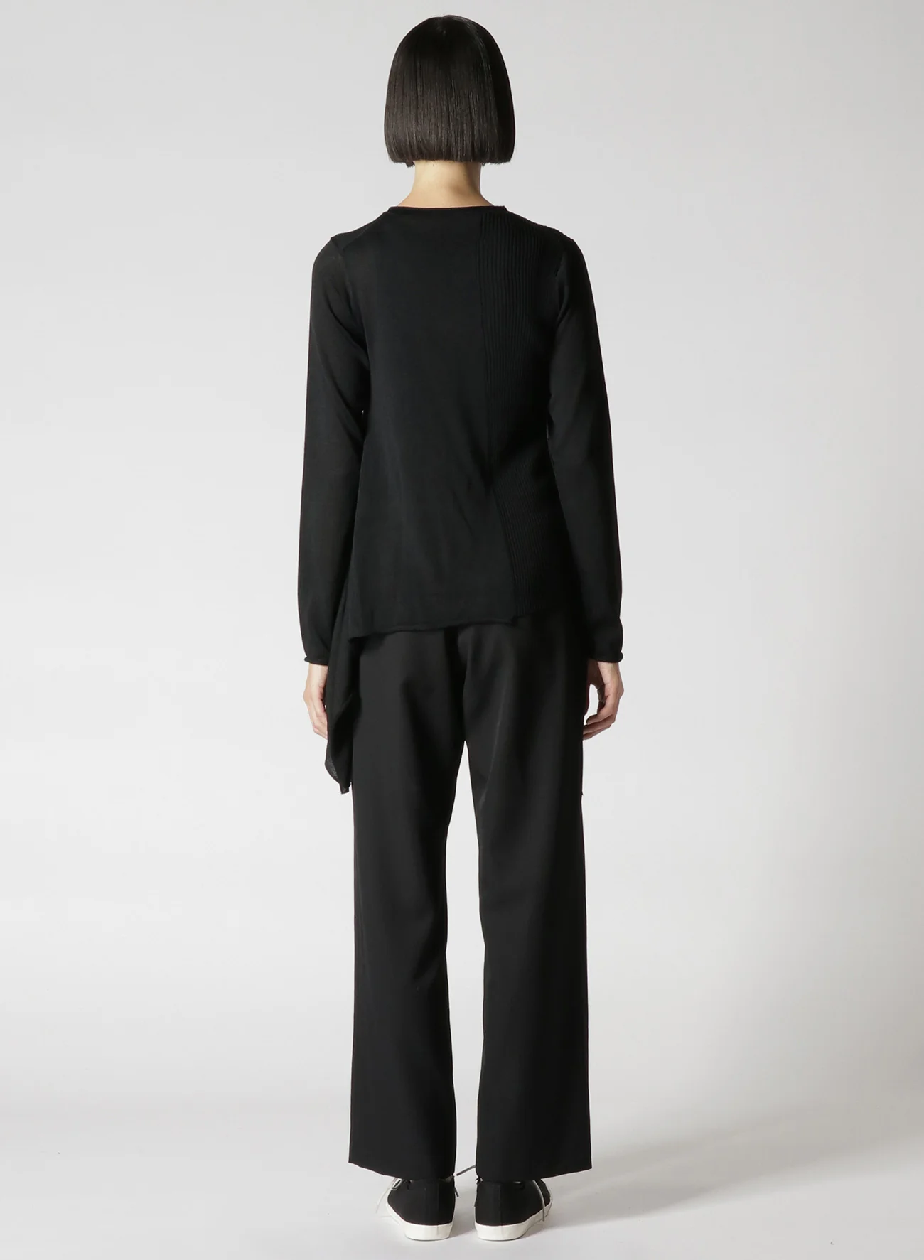 12G RIB, PLAIN STITCH, STRING ASYMMETRIC FLARE PO WITH STRING - Image 5