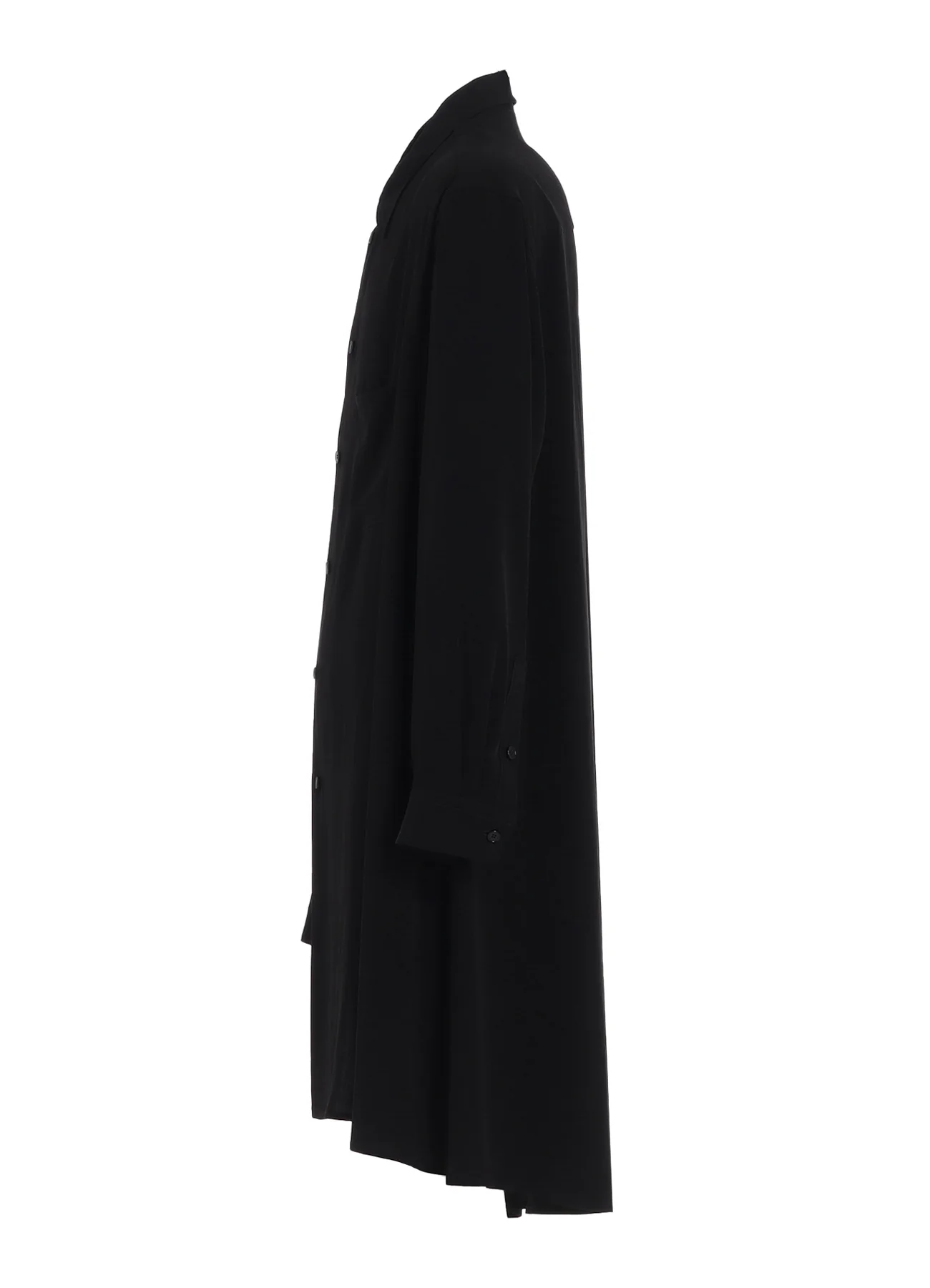 CREPE DE CHINE STANDARD ASYMMETRICAL FLARES SHIRT - Image 11