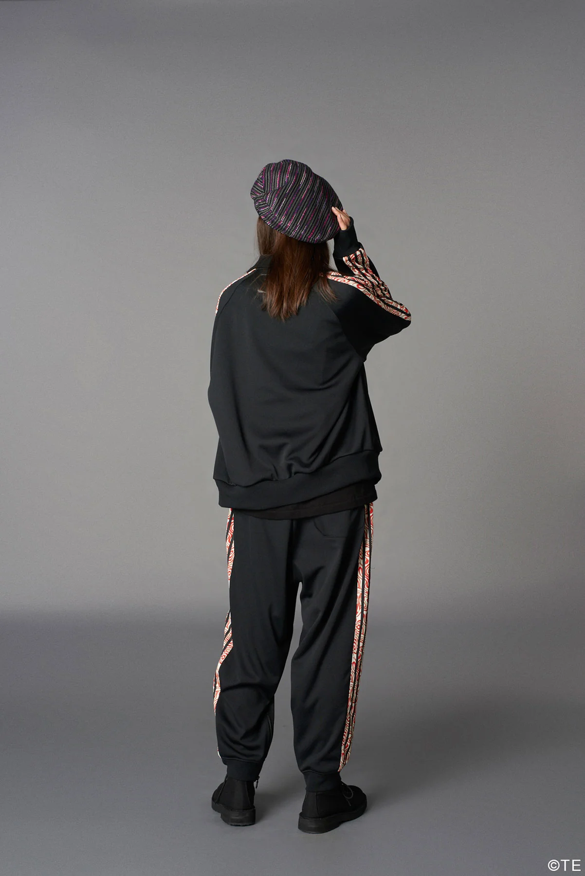 Ground Y × 『MONONOKE The Movie』  Collaborate Collection HINEZUMI LINE POLYESTER SMOOTH TRACK JACKET - Image 7