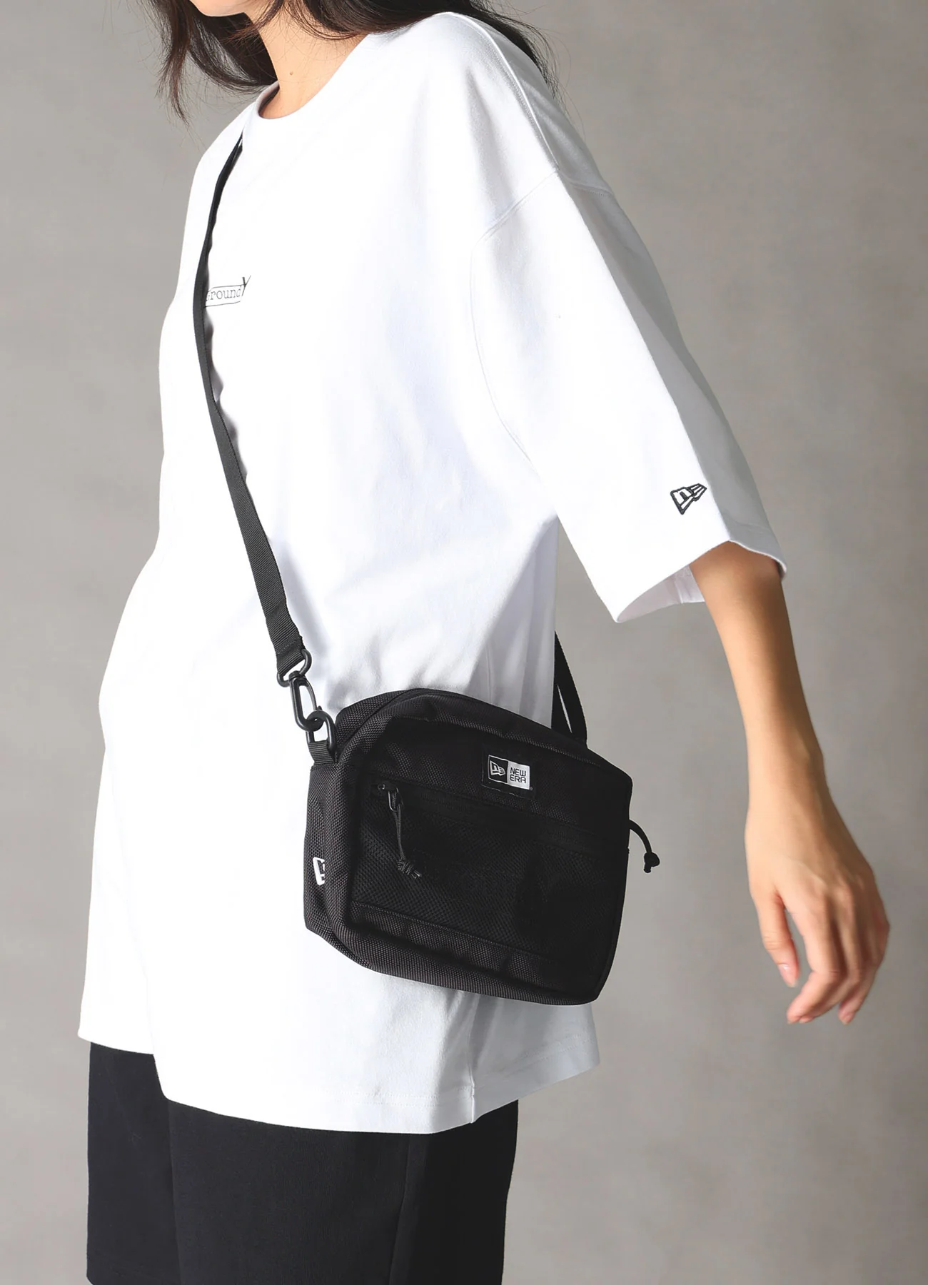 Ground Y×NEW ERA SHOULDER POUCH L Ground Y LOGO - Image 4
