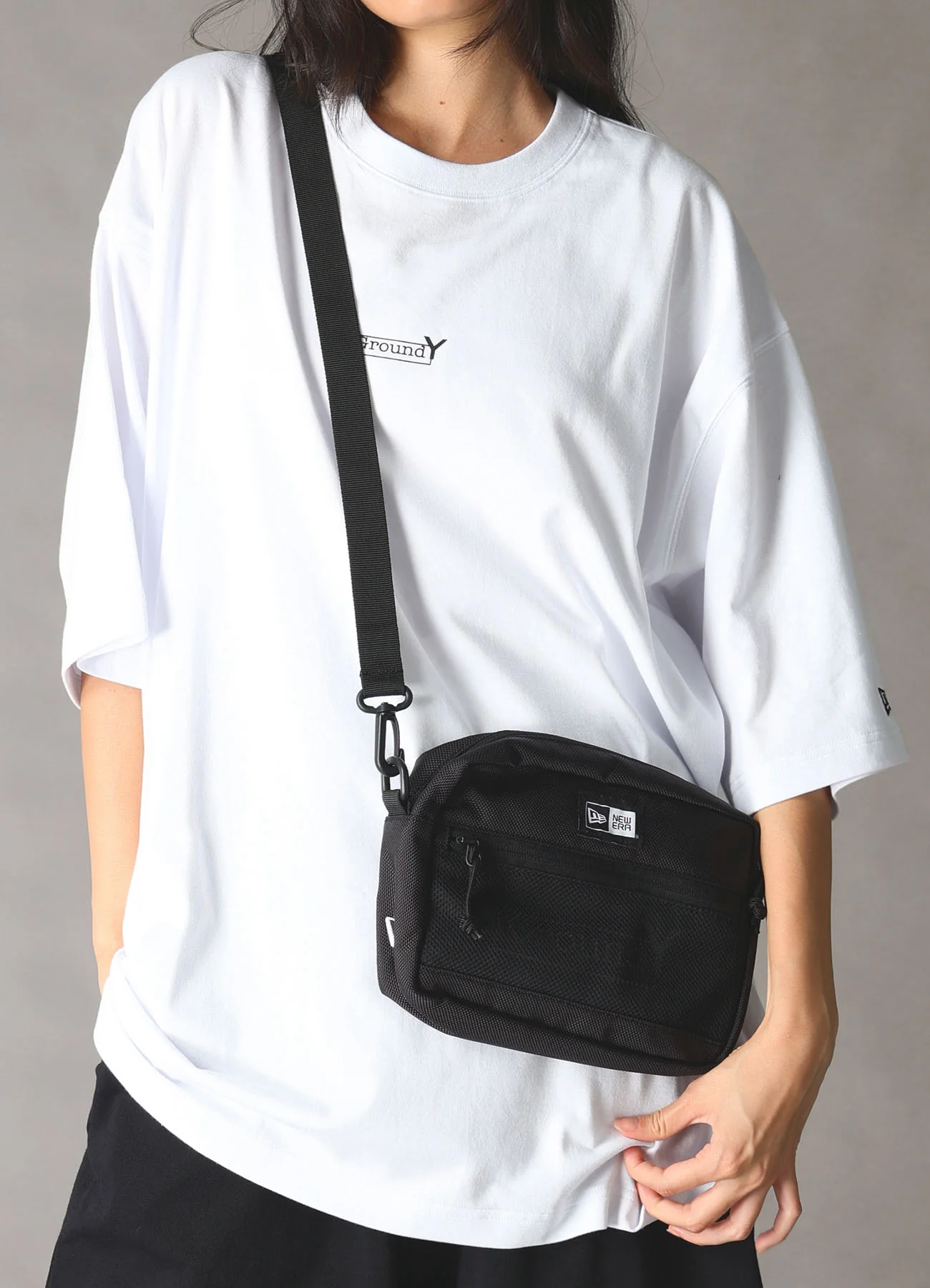 Ground Y×NEW ERA SHOULDER POUCH L Ground Y LOGO - Image 6