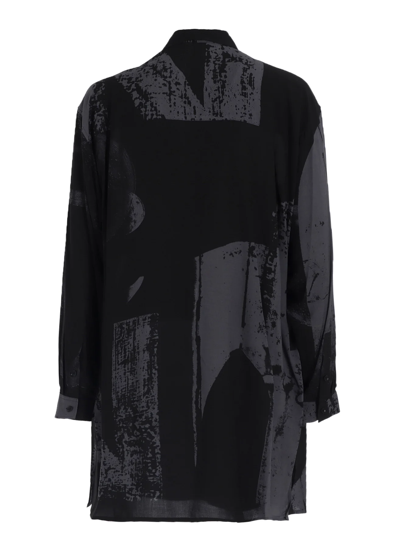RAYON PRINT  NUMBER PATTERN LONG SHIRT - Image 15