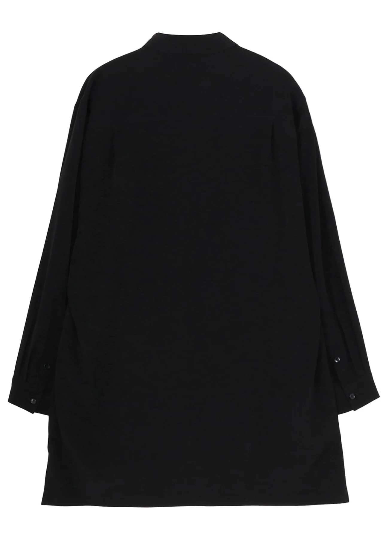 CREPE DE CHINE LEFT FRONT DRAPE SHIRT - Image 11