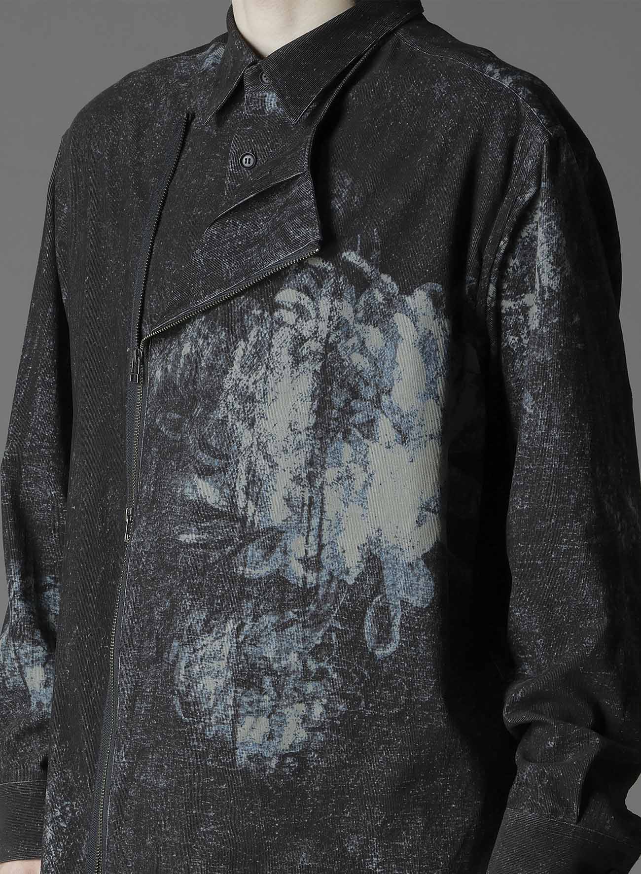 NARROW RIBS CORDUROY OPEN ZIP STANDARD BIG SHIRT - Image 10