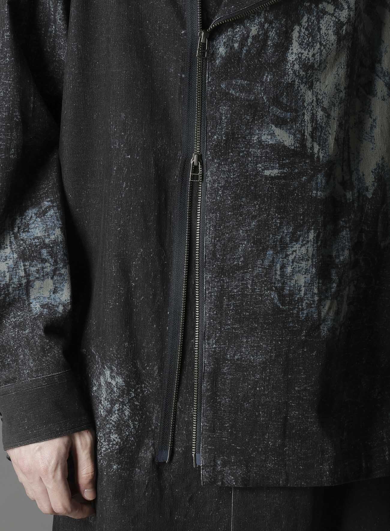 NARROW RIBS CORDUROY OPEN ZIP STANDARD BIG SHIRT - Image 12