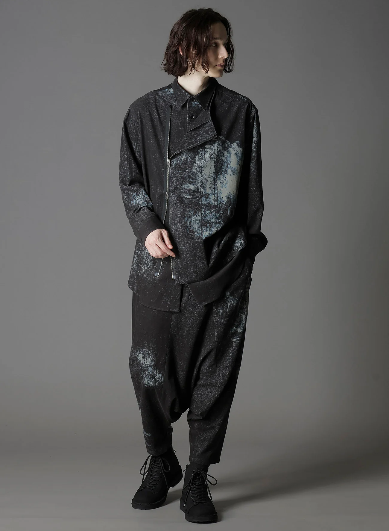 NARROW RIBS CORDUROY OPEN ZIP STANDARD BIG SHIRT - Image 5