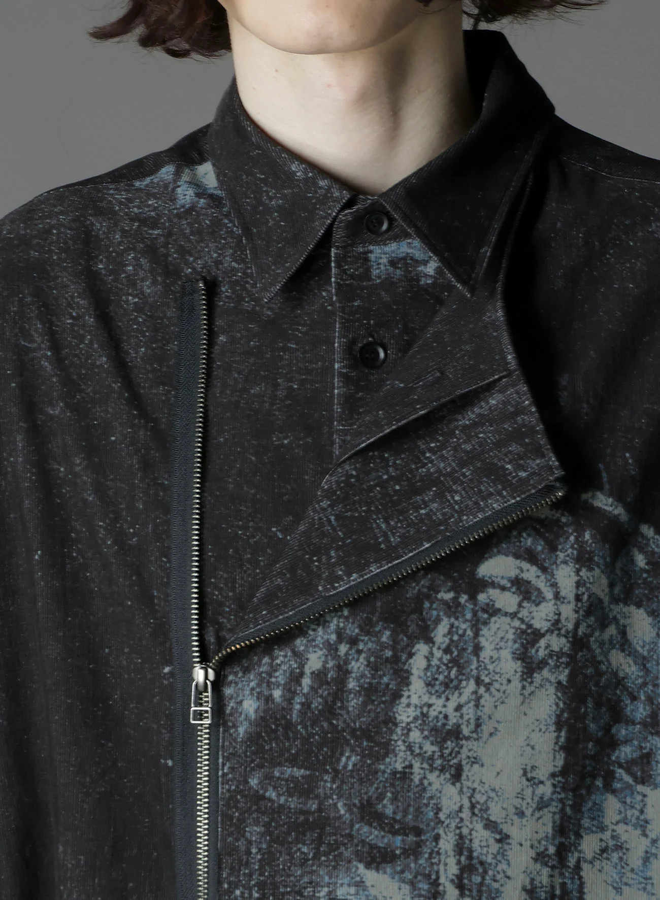 NARROW RIBS CORDUROY OPEN ZIP STANDARD BIG SHIRT - Image 7