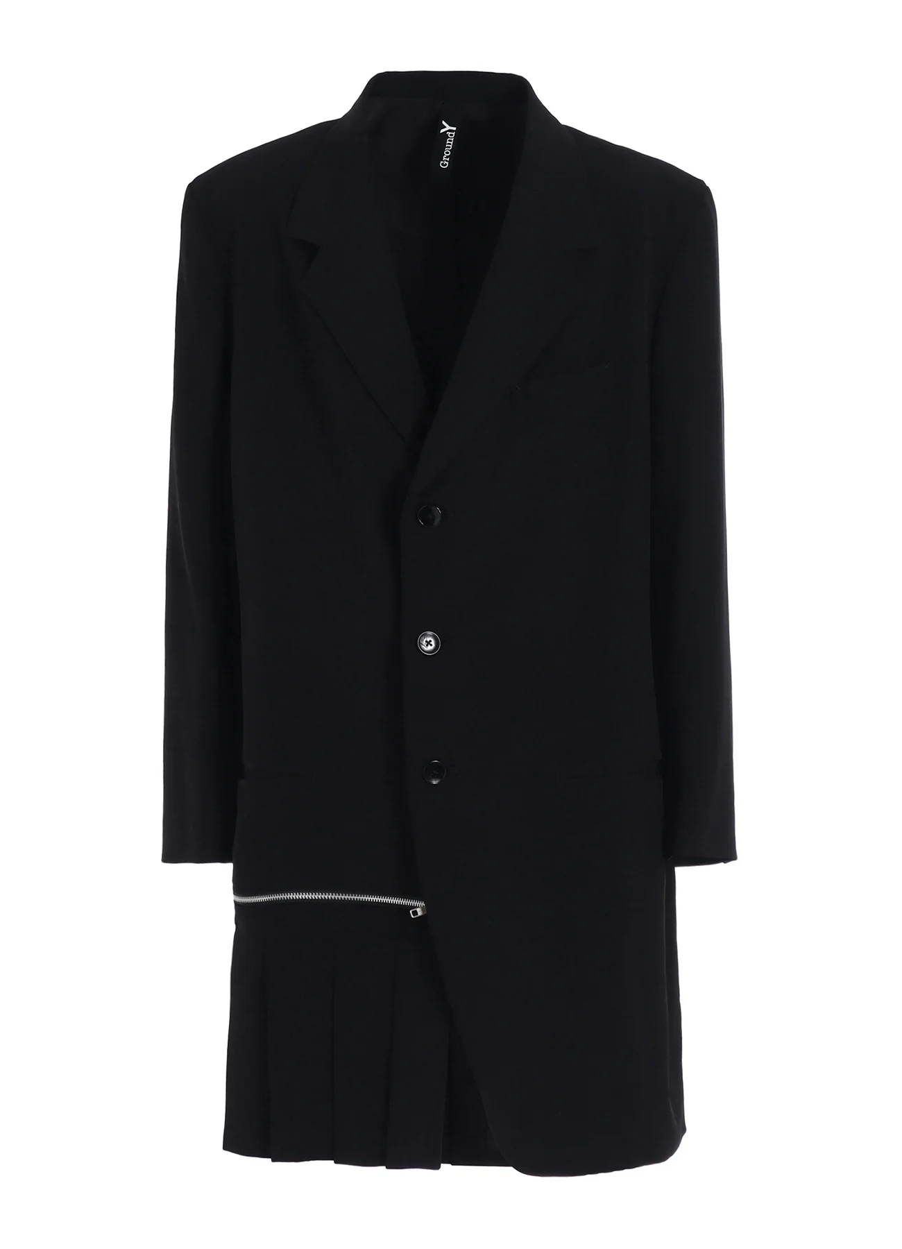 CREPE DE CHINE RIGHT PLEATED JACKET - Image 13