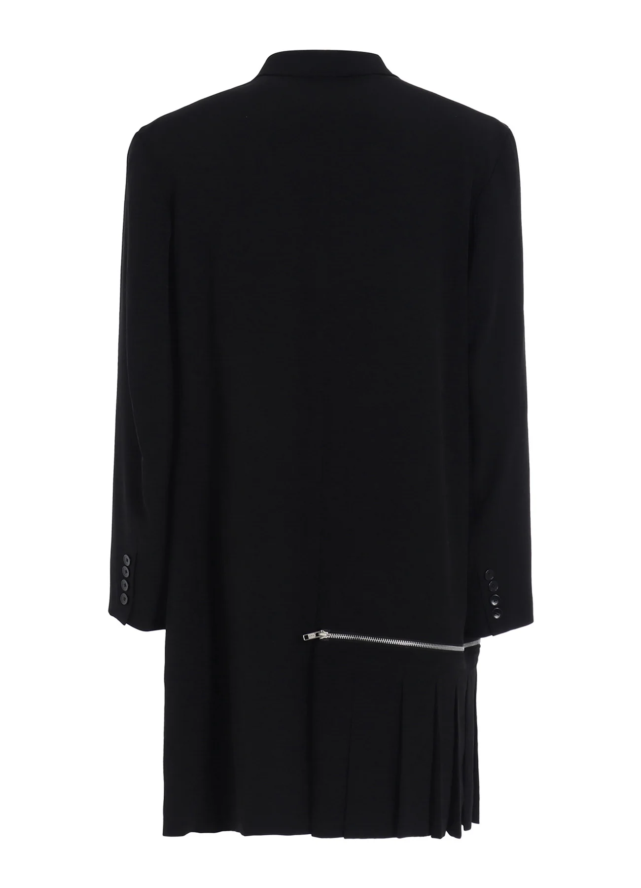 CREPE DE CHINE RIGHT PLEATED JACKET - Image 15