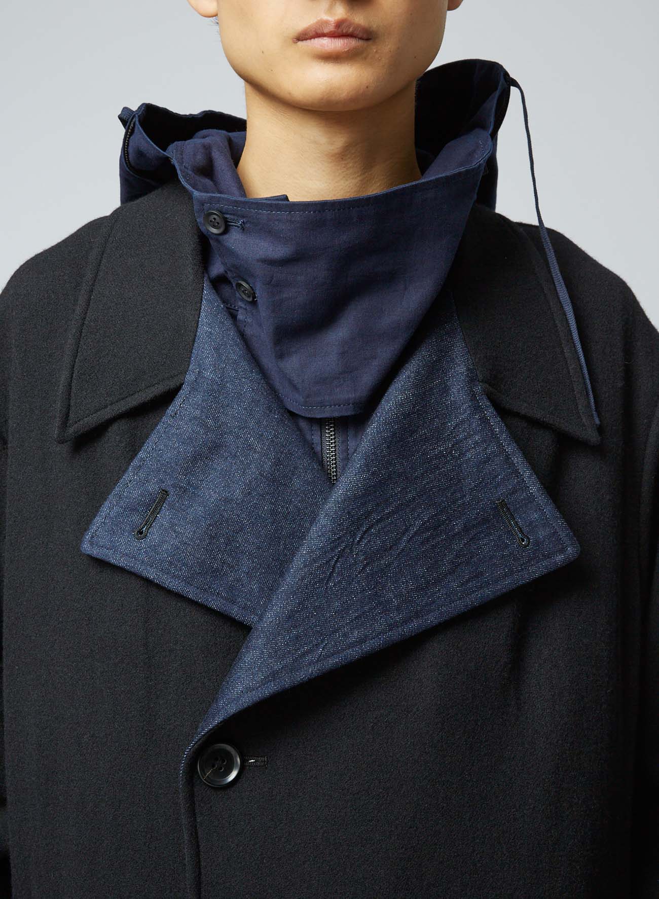 014/1+135/2 FLANNEL X DENIM COAT - Image 11