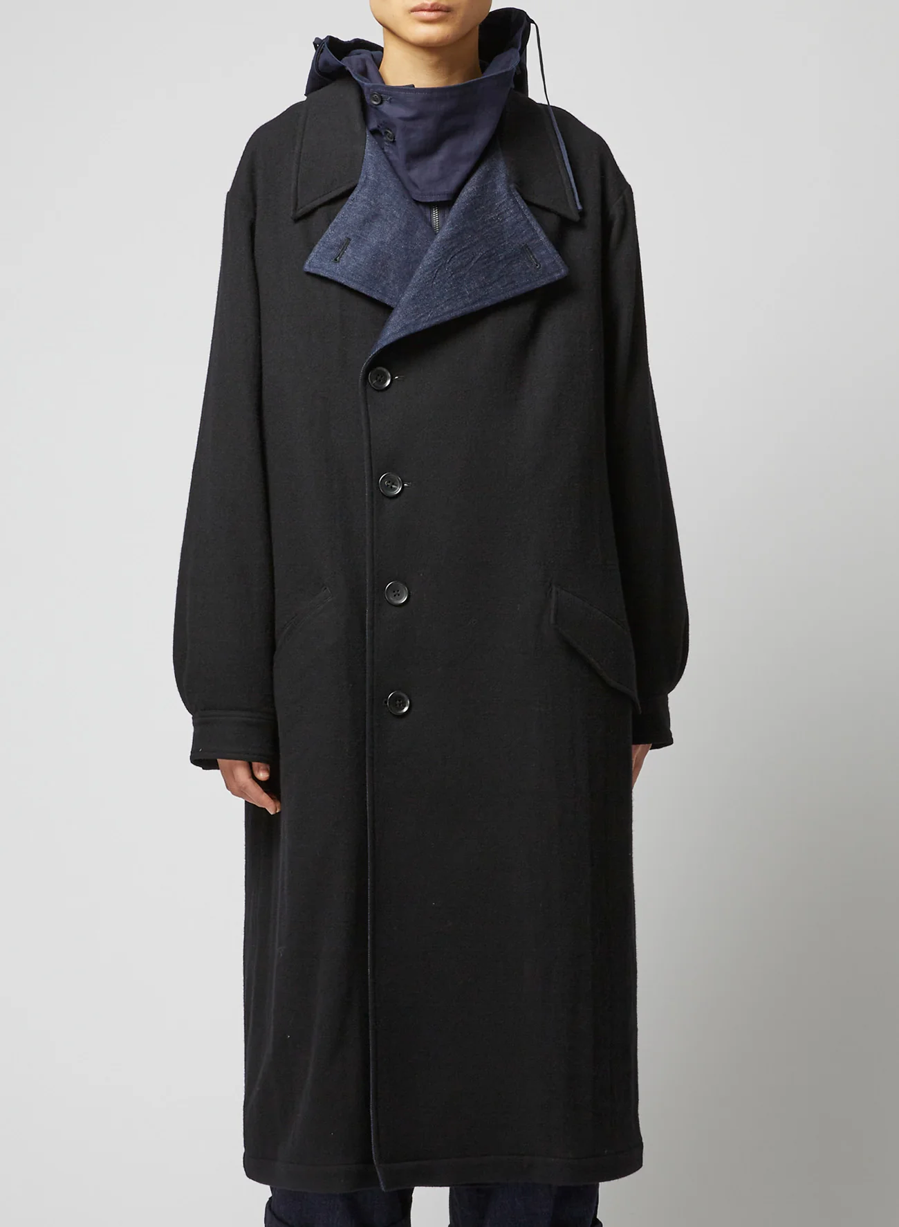 014/1+135/2 FLANNEL X DENIM COAT - Image 6