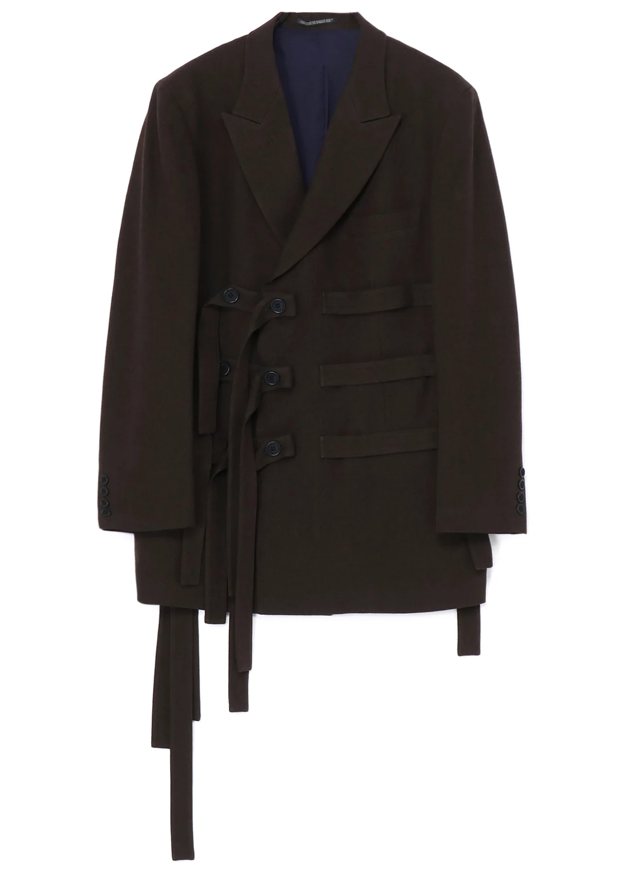 KHAKI W/L/C W-BELTED DOUBLE JACKET - Image 11