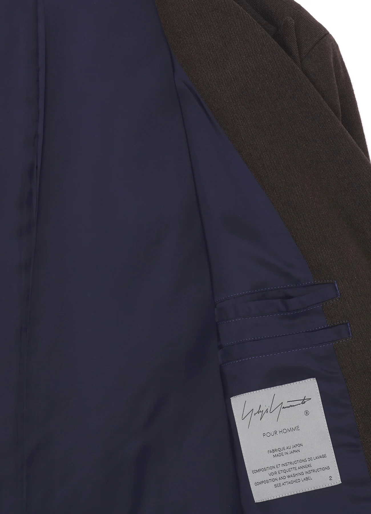 KHAKI W/L/C W-BELTED DOUBLE JACKET - Image 13