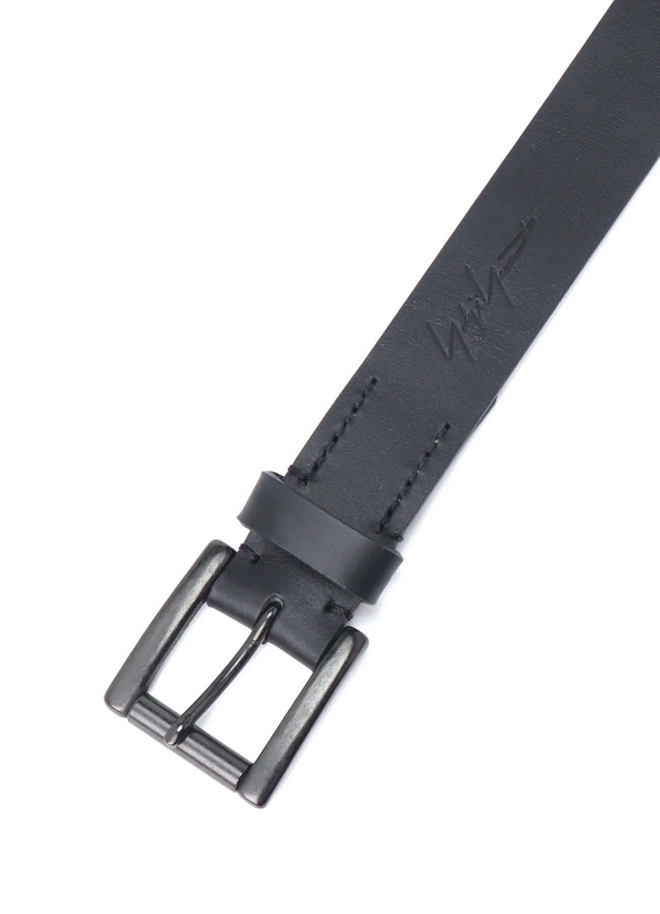 MATT SOFT OIL LEATHER 30MM PLAIN BELT - Image 3