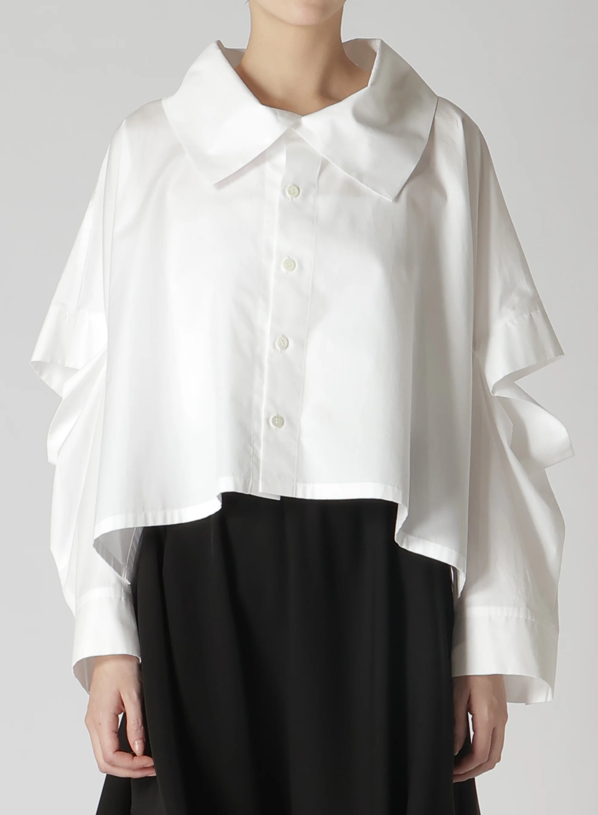 100/2 BROAD COTTON ELBOW SLIT SHIRT - Image 7