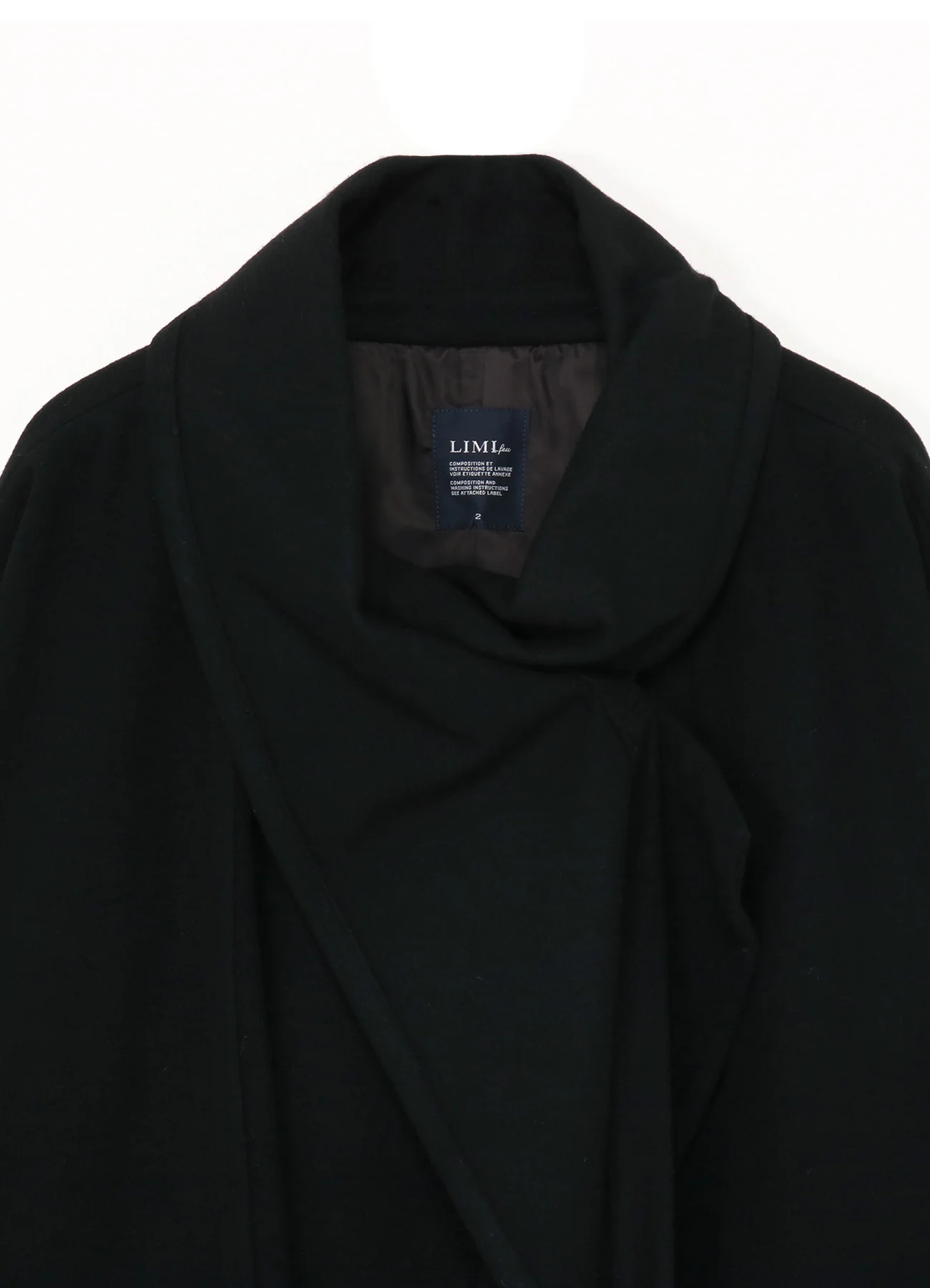 WOOL MOSSER COAT WITH STOLE - Image 4