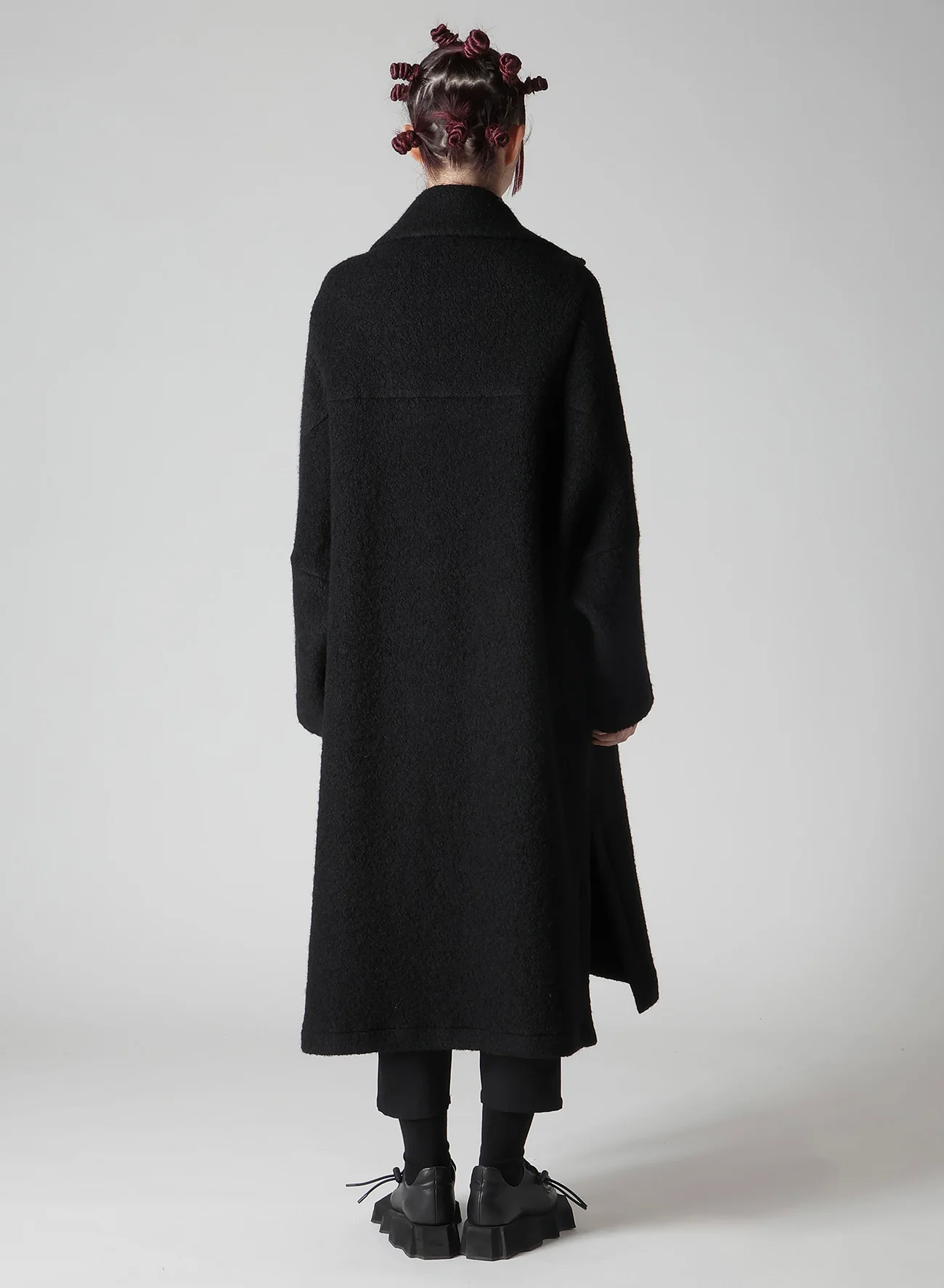 SHEEP PILE LONG JACKET WITH DOUBULE FRONT BOTTUN - Image 6