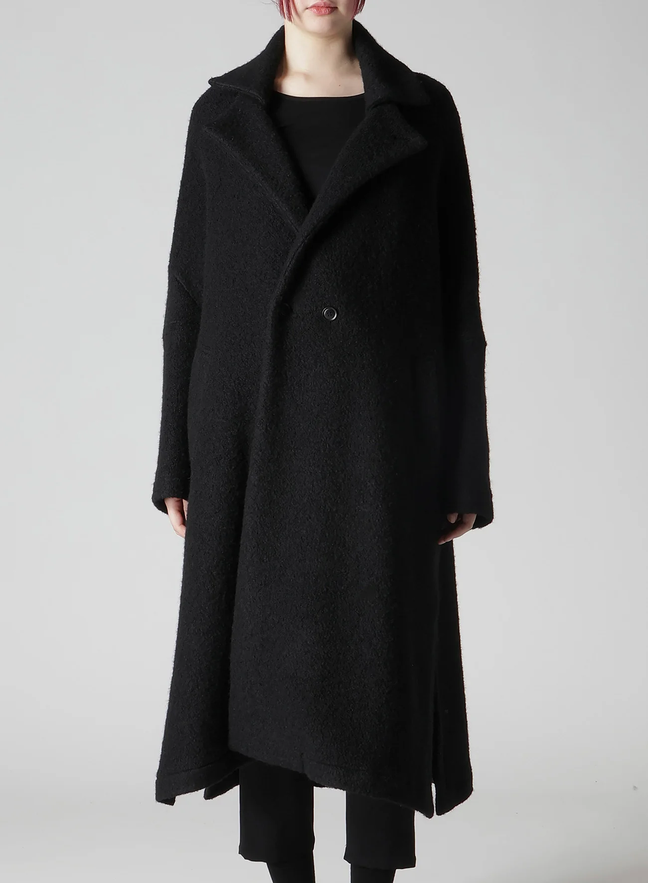 SHEEP PILE LONG JACKET WITH DOUBULE FRONT BOTTUN - Image 8