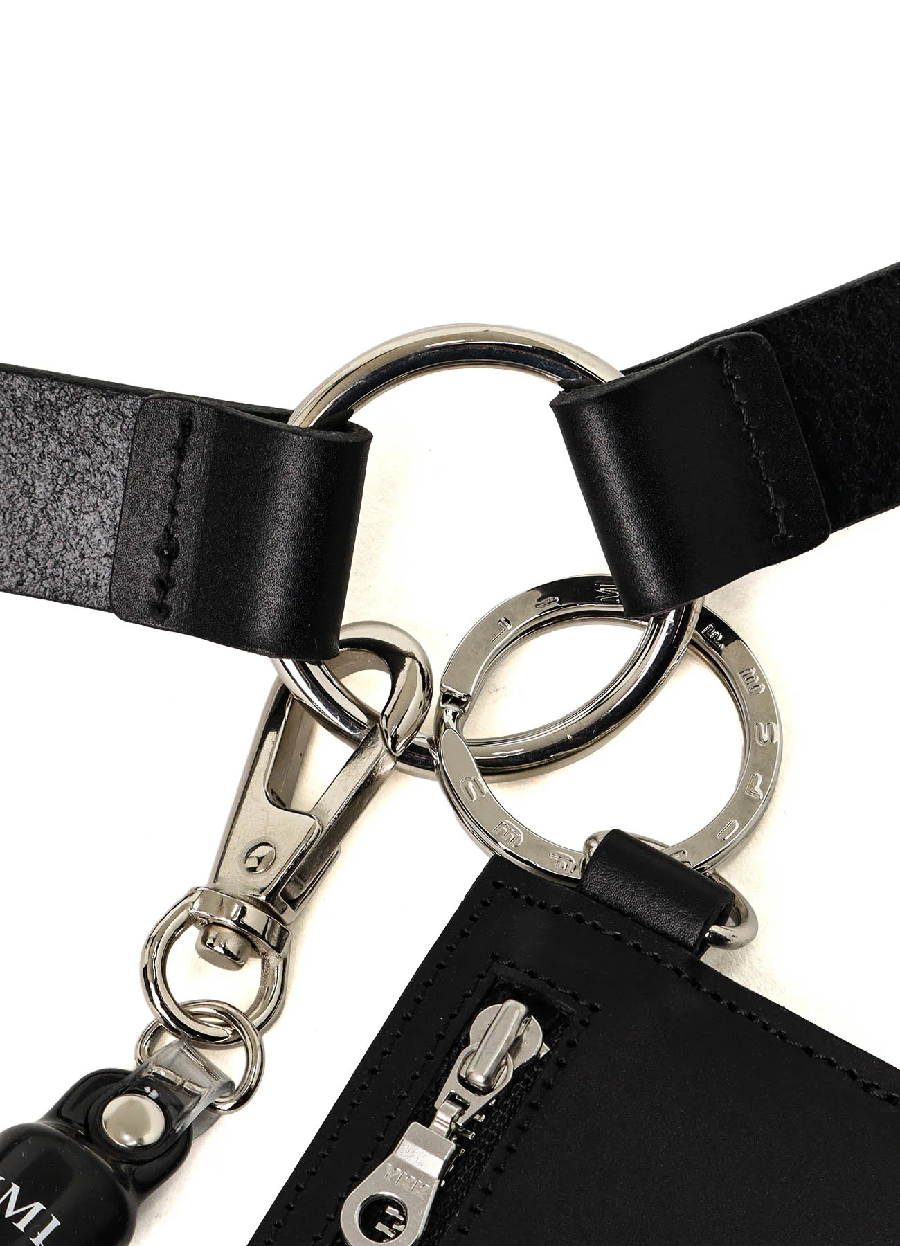 OIL TANNED LEATHER SLIM EYELET BELT - Image 5