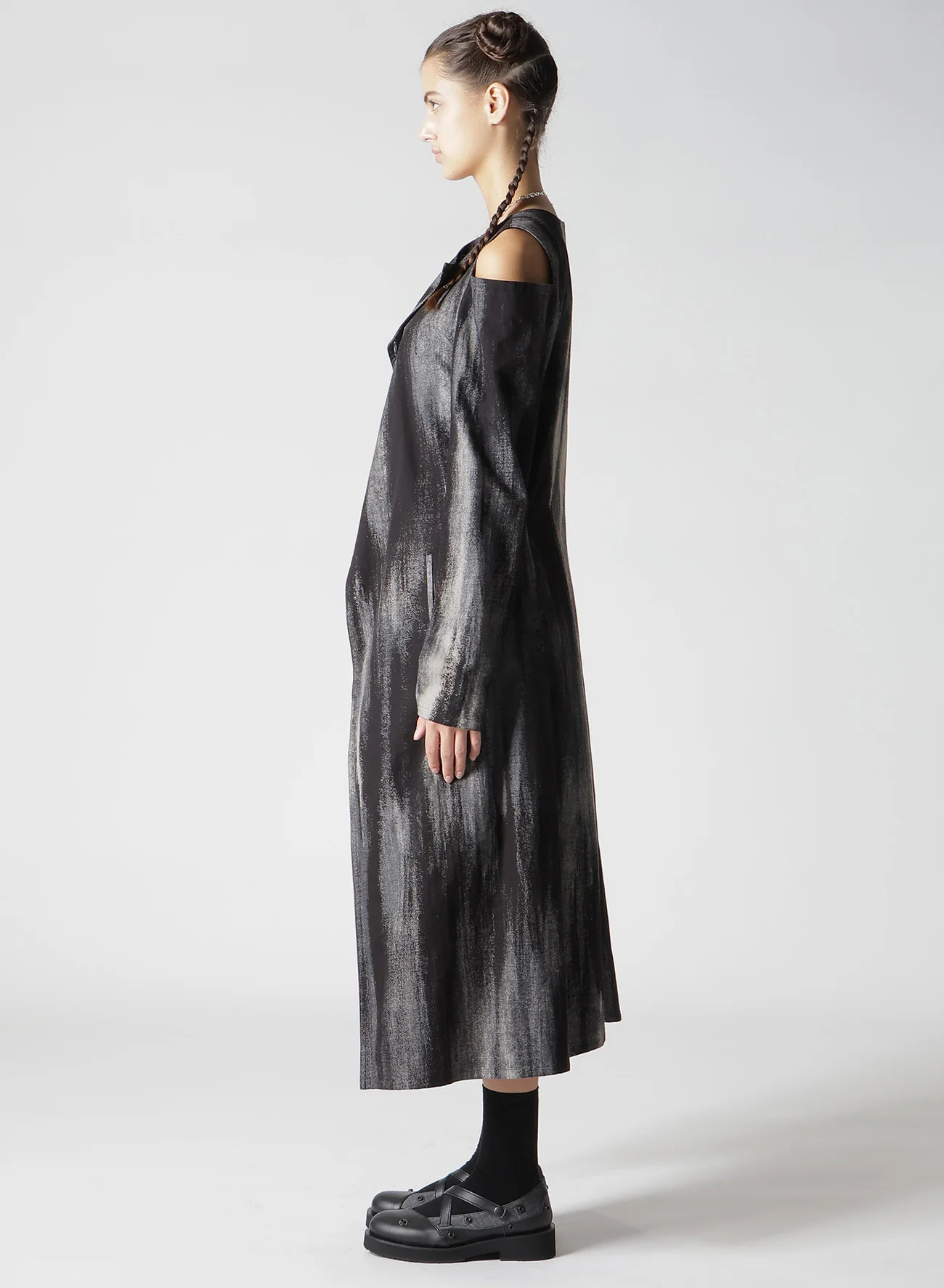 DISCHARGE PT DENIM OPEN SHOULDER DRESS - Image 5
